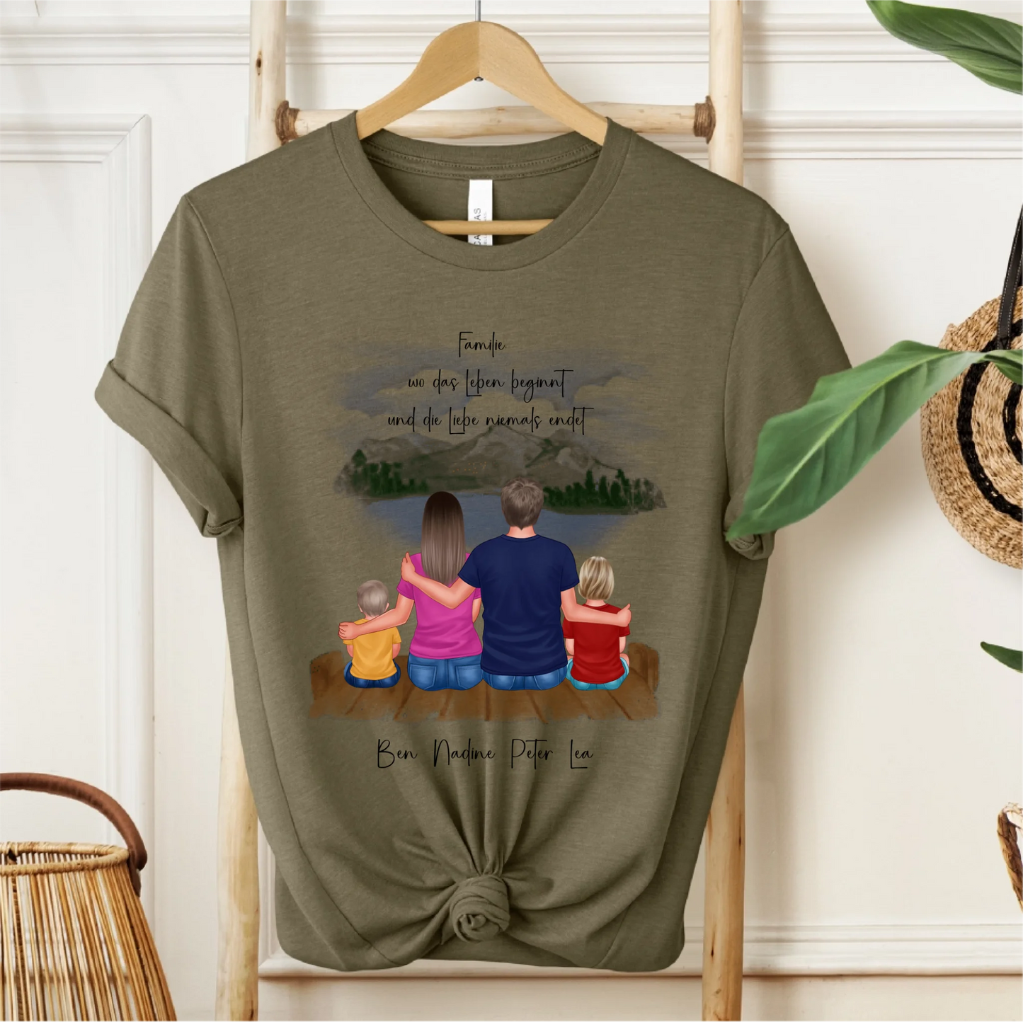 Familien 3-5 Personen T-Shirt