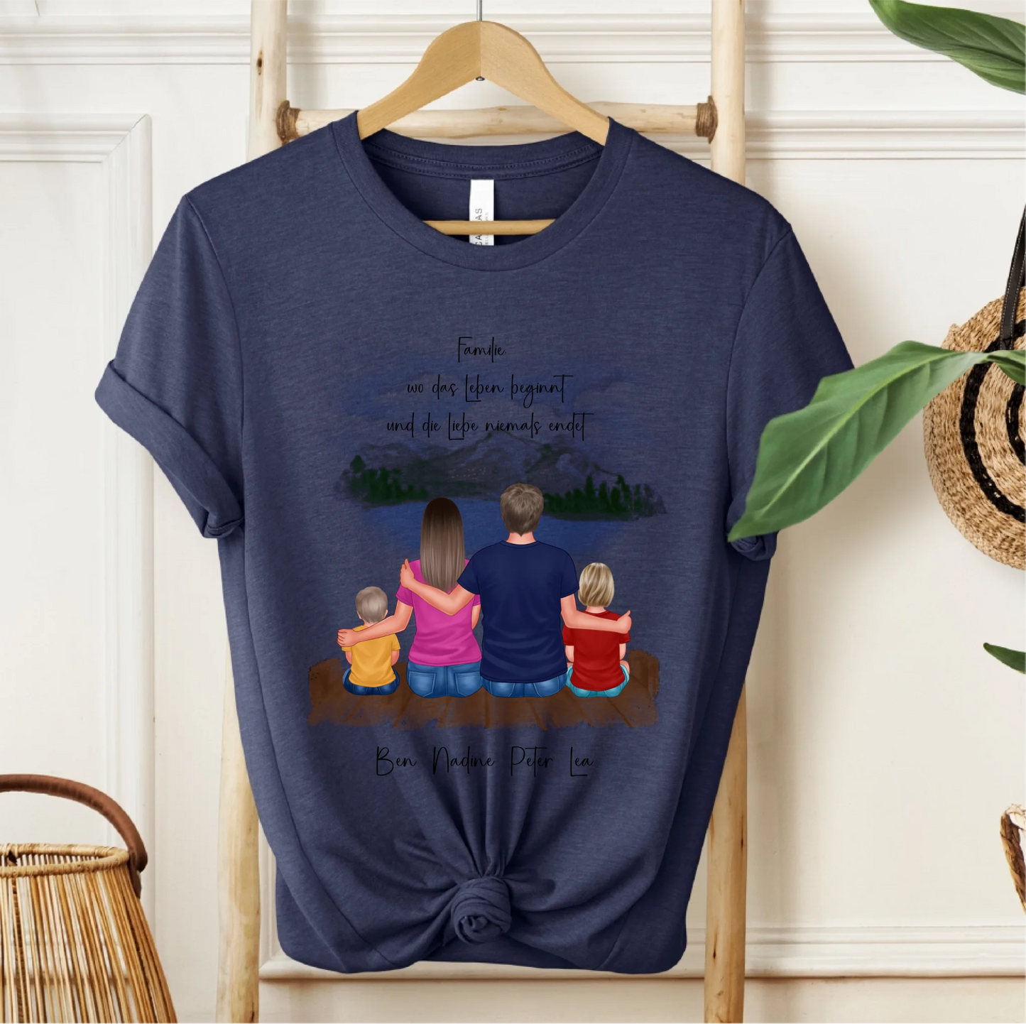 Familien 3-5 Personen T-Shirt
