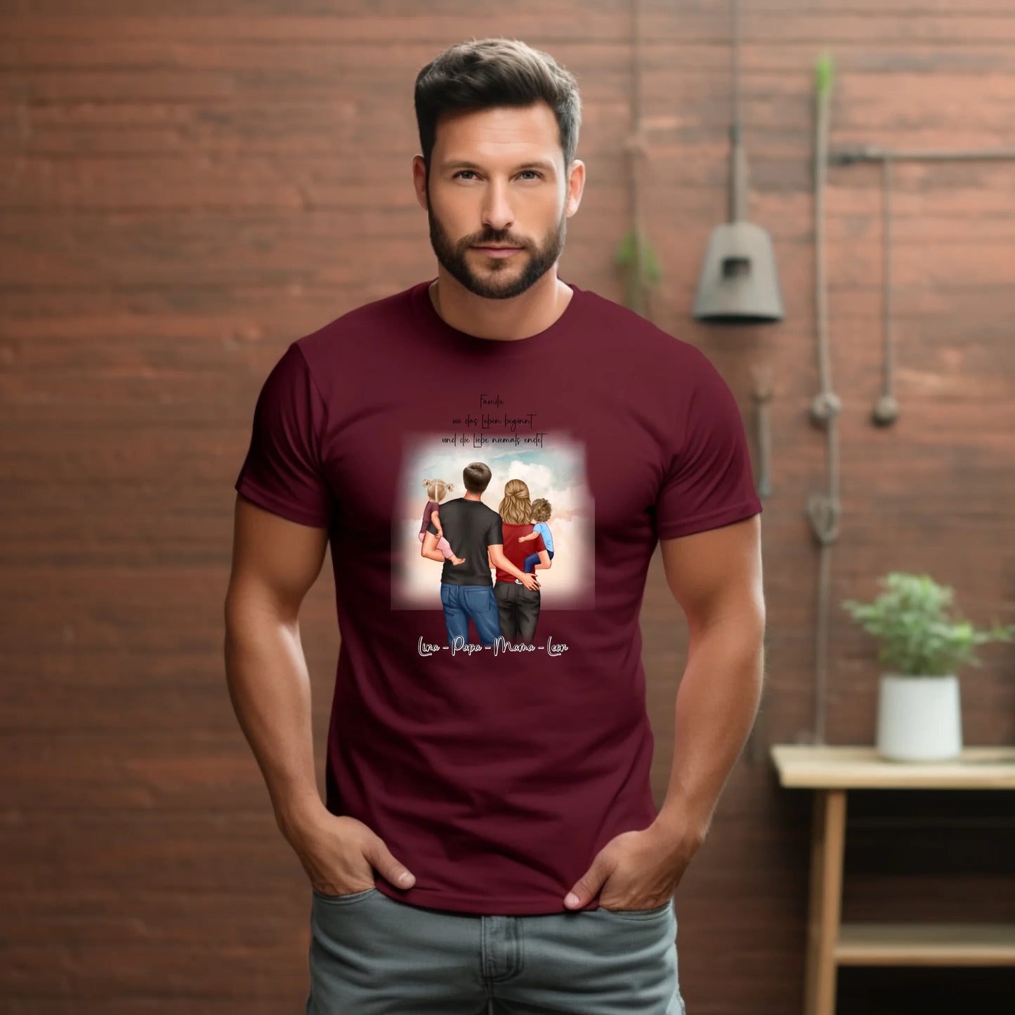 Mama, Papa & 1 oder 2 Babys T-Shirt
