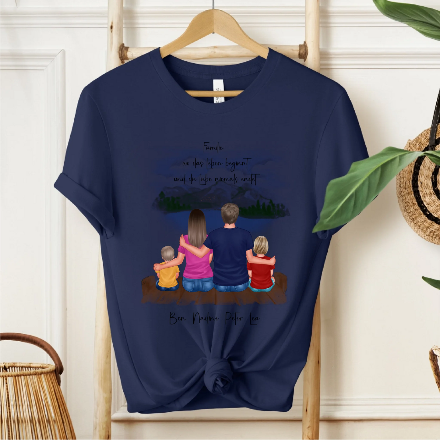 Familien 3-5 Personen T-Shirt