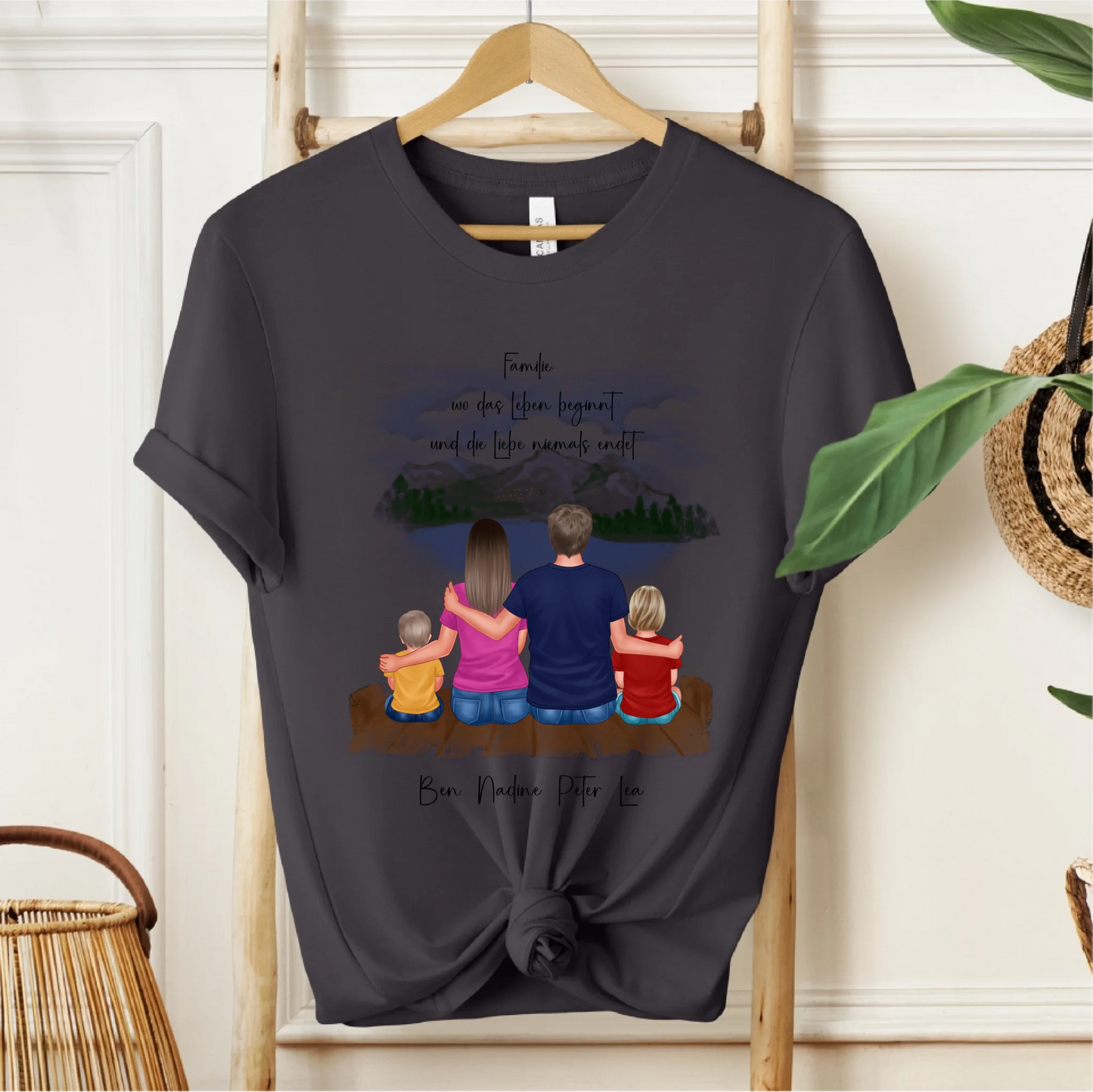 Familien 3-5 Personen T-Shirt