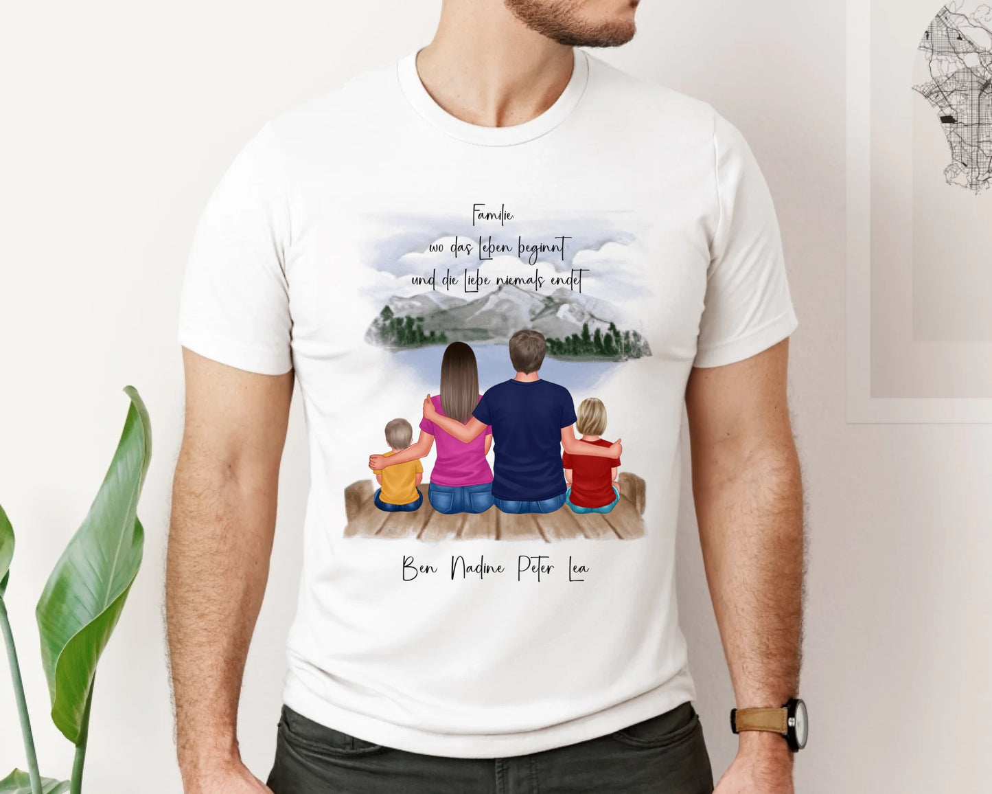 Familien 3-5 Personen T-Shirt