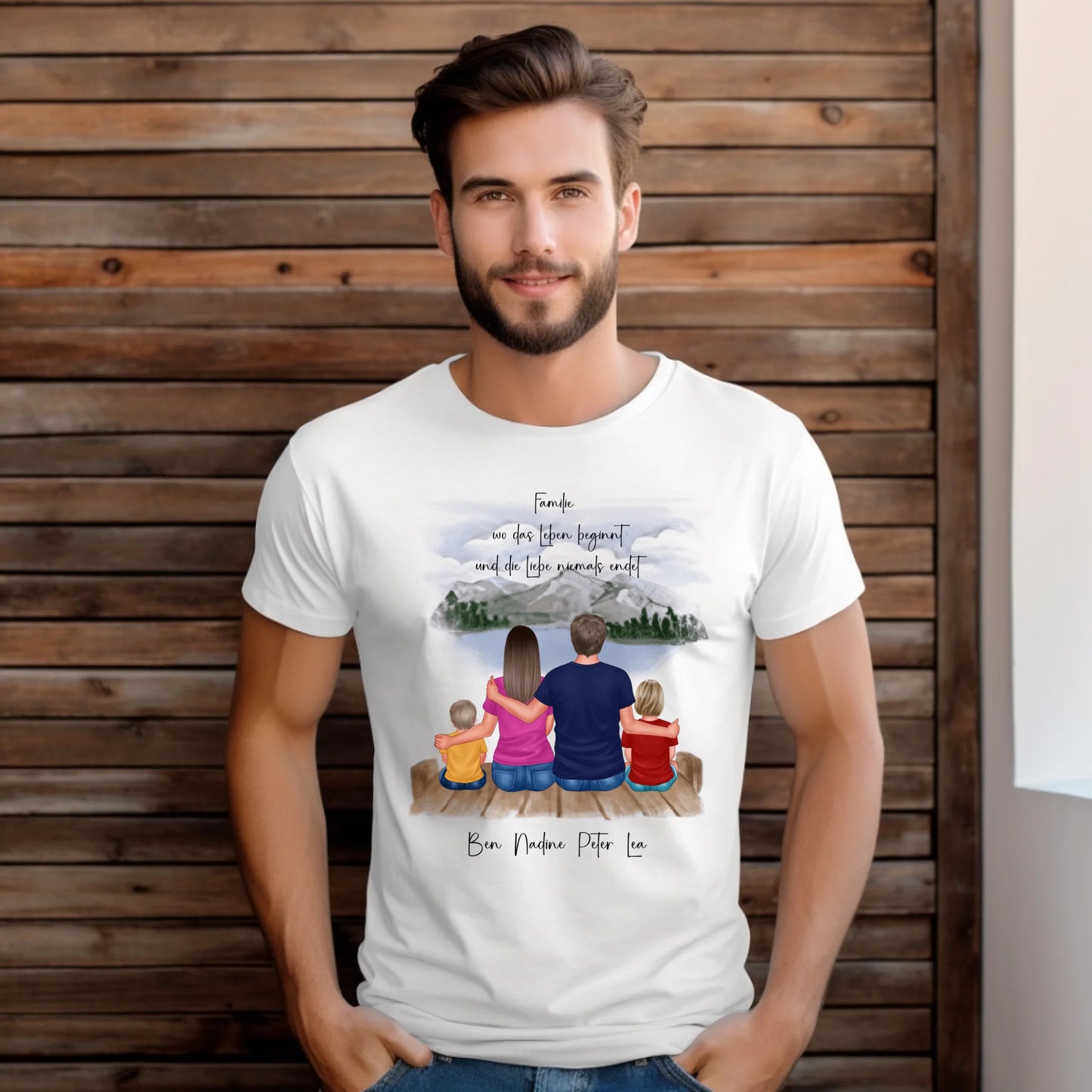 Familien 3-5 Personen T-Shirt