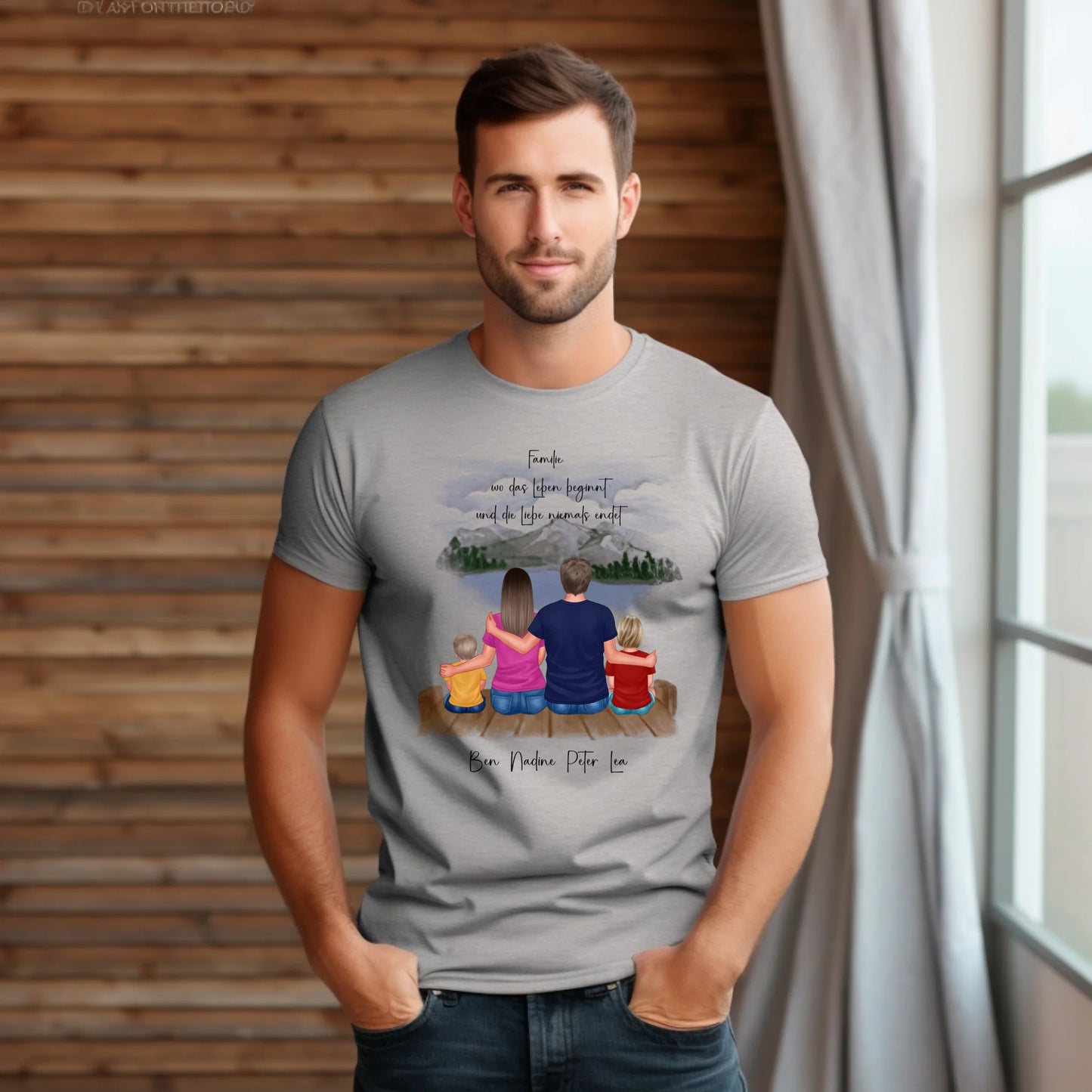 Familien 3-5 Personen T-Shirt