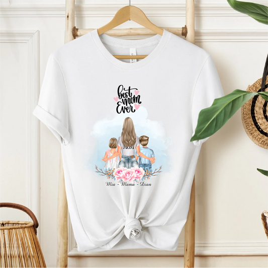 Mama mit 1-2 Kindern T-Shirt
