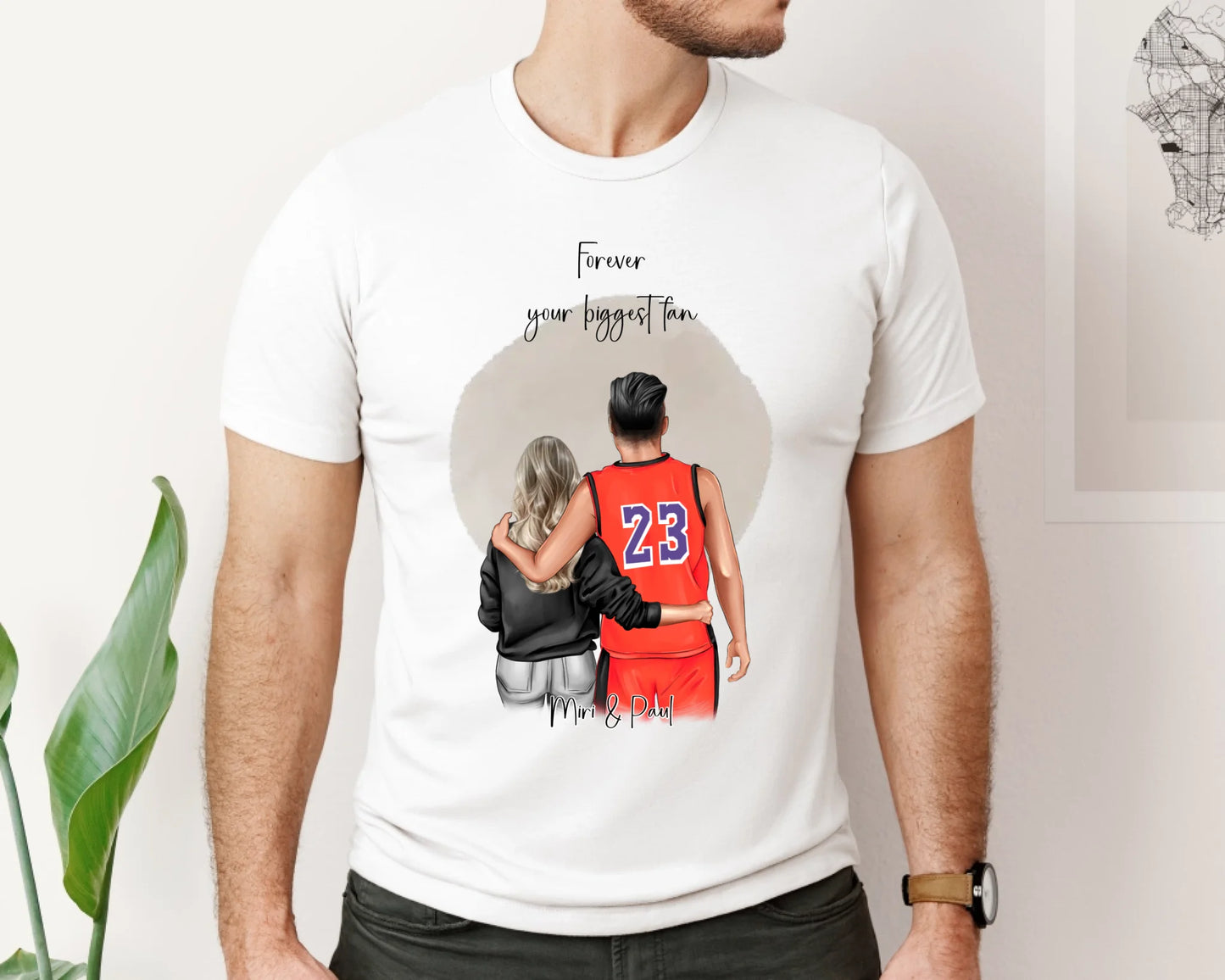 Basketball Paar T-Shirt