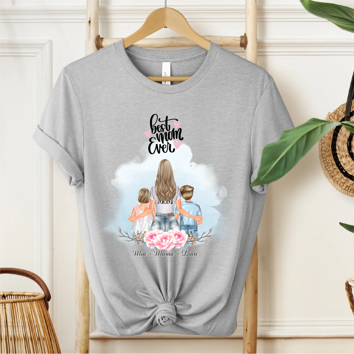 Mama mit 1-2 Kindern T-Shirt