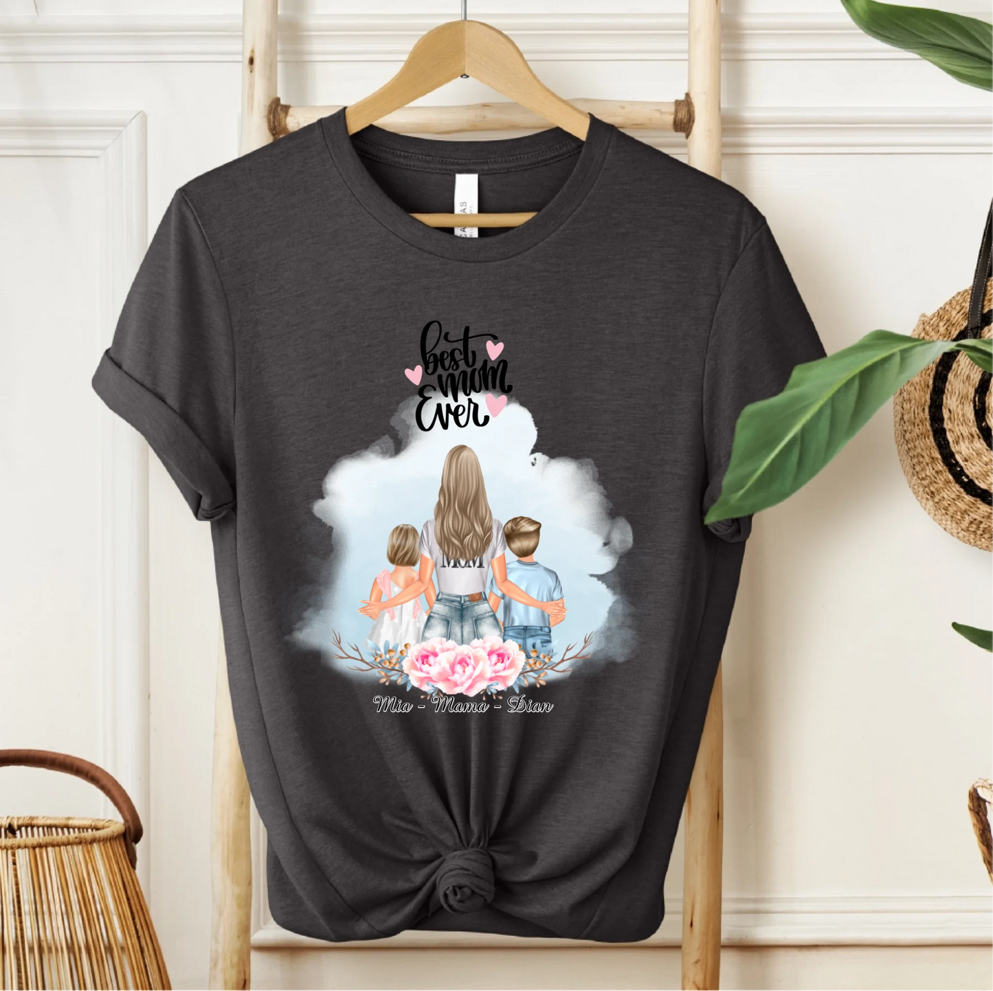 Mama mit 1-2 Kindern T-Shirt