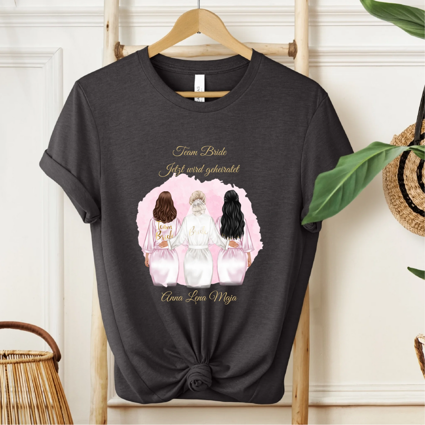 Braut & Freundinnen T-Shirt (2-5 Personen)