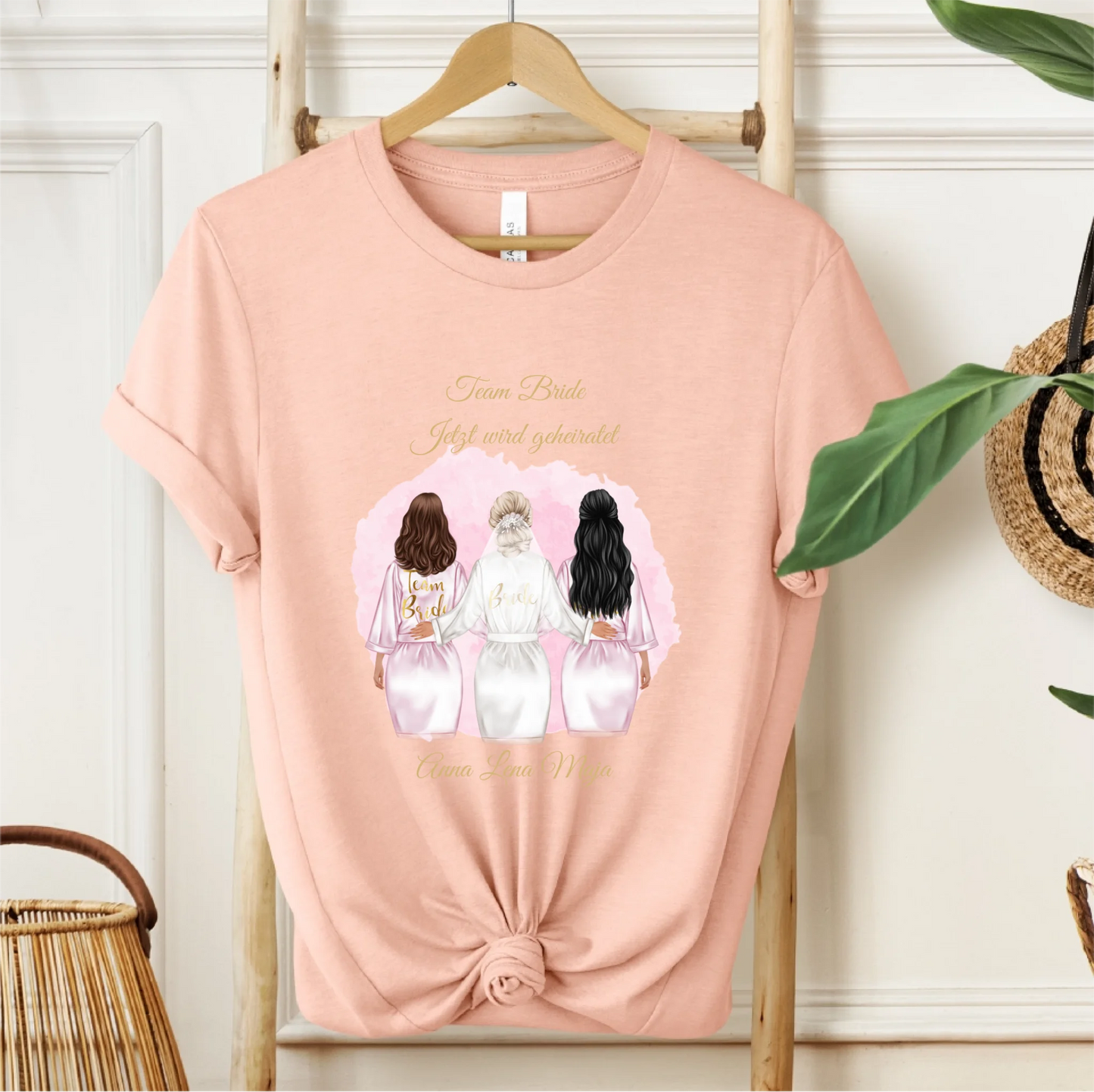 Braut & Freundinnen T-Shirt (2-5 Personen)