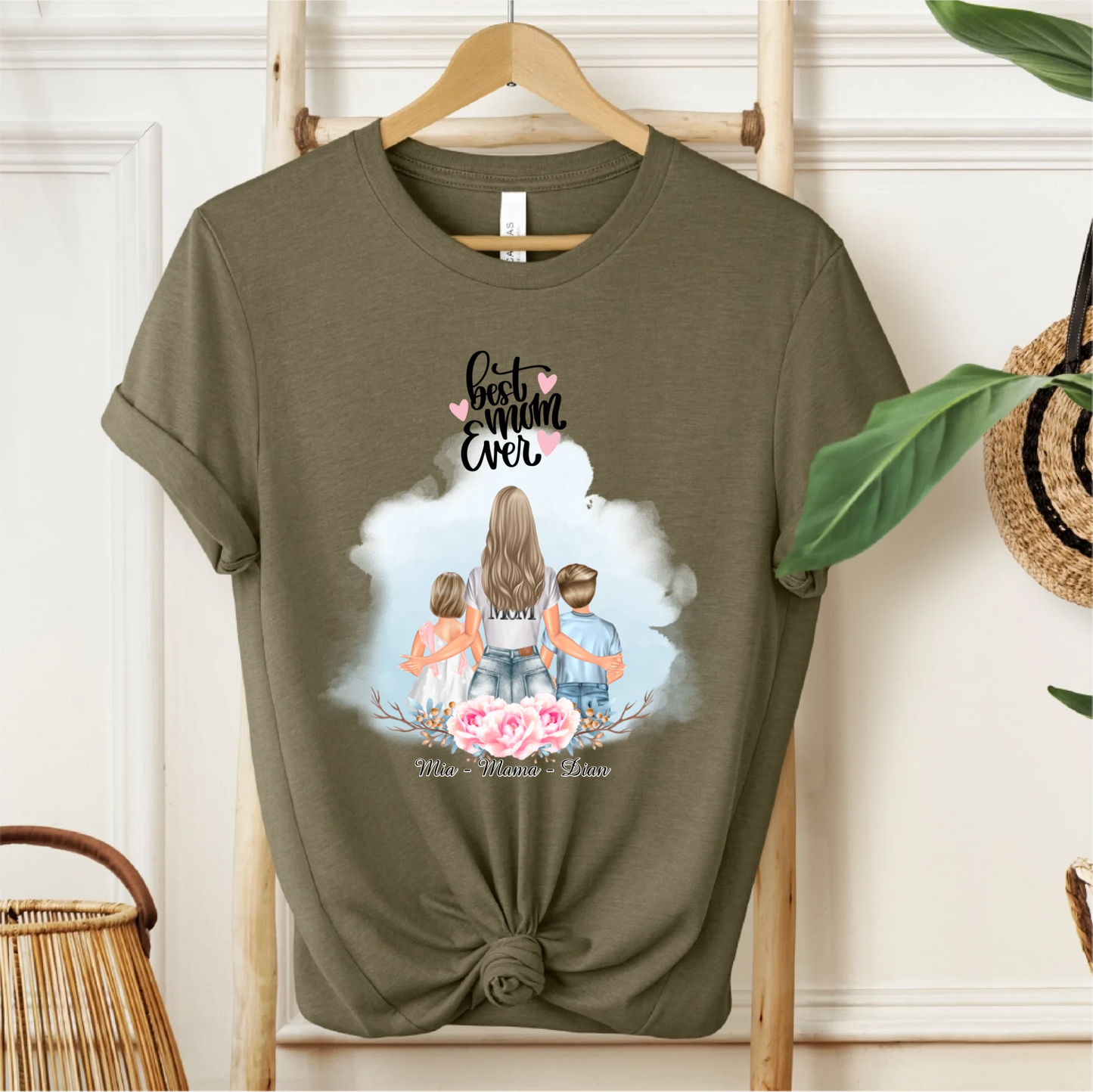 Mama mit 1-2 Kindern T-Shirt