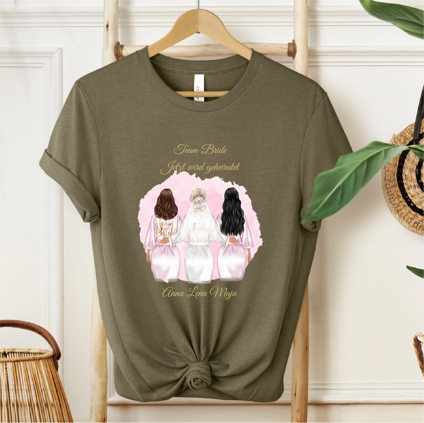 Braut & Freundinnen T-Shirt (2-5 Personen)