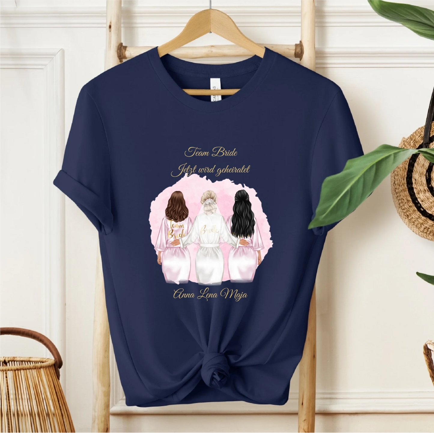 Braut & Freundinnen T-Shirt (2-5 Personen)