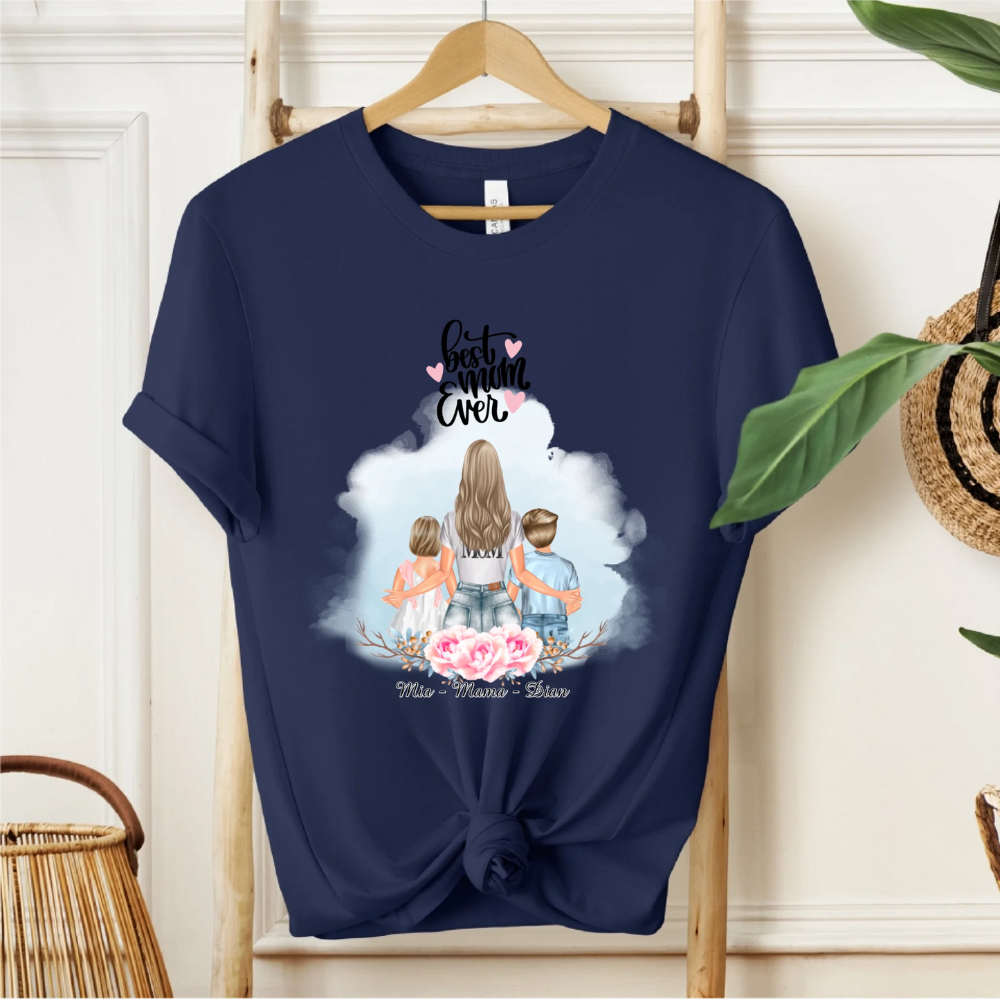 Mama mit 1-2 Kindern T-Shirt