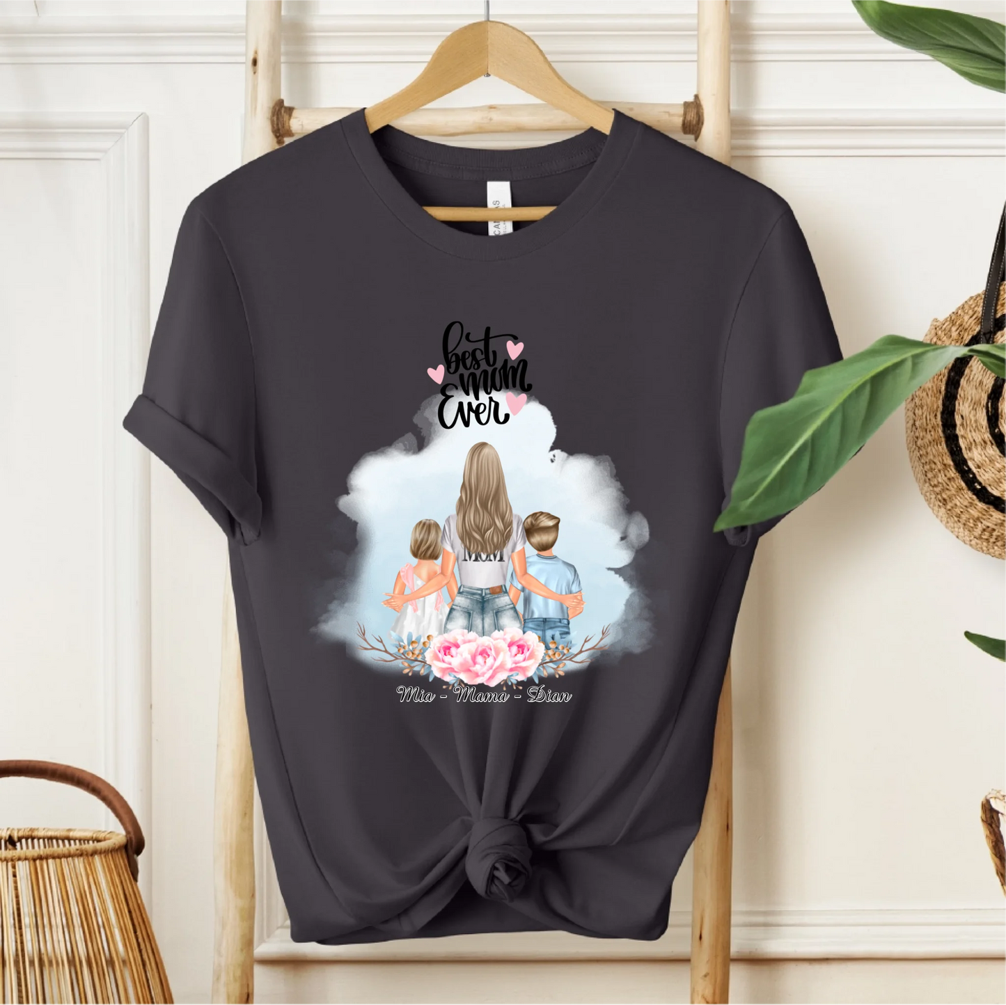 Mama mit 1-2 Kindern T-Shirt