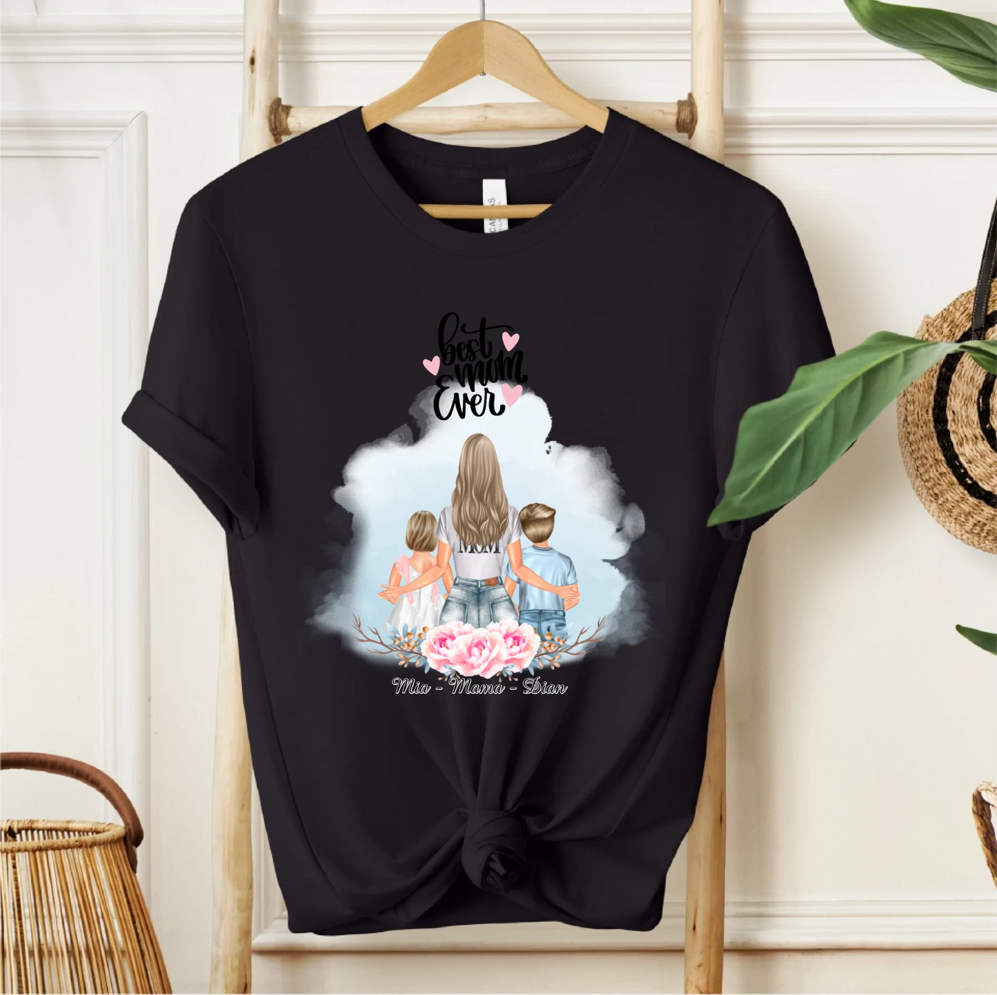 Mama mit 1-2 Kindern T-Shirt