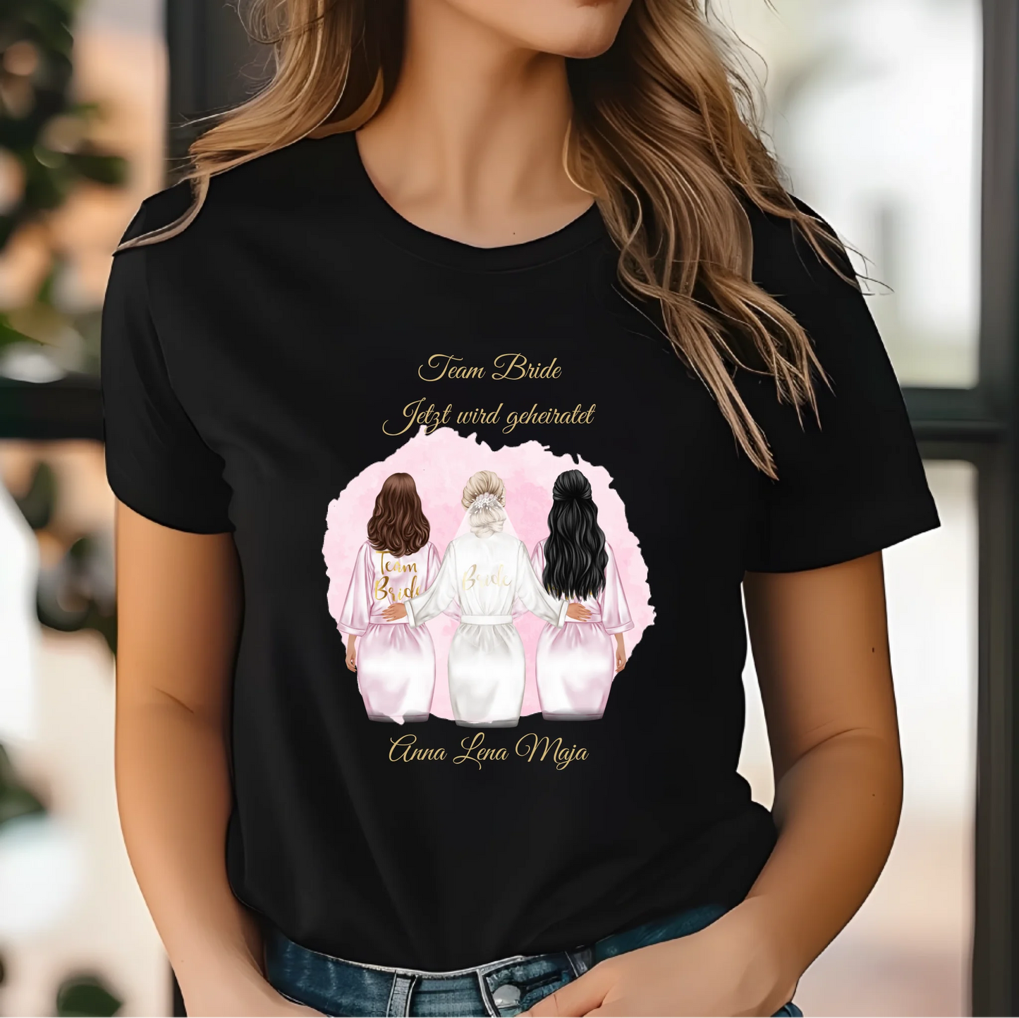 Braut & Freundinnen T-Shirt (2-5 Personen)