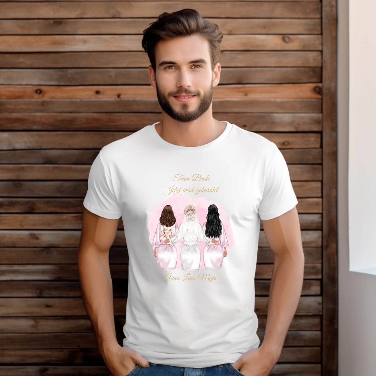 Braut & Freundinnen T-Shirt (2-5 Personen)