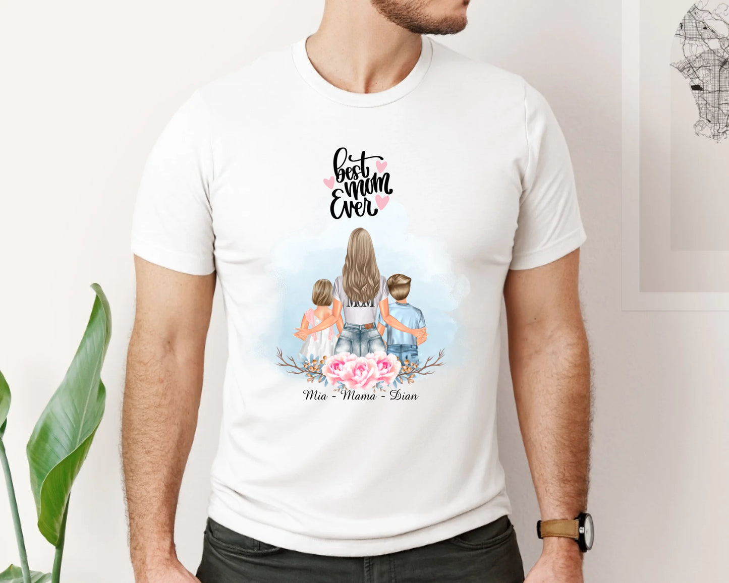 Mama mit 1-2 Kindern T-Shirt