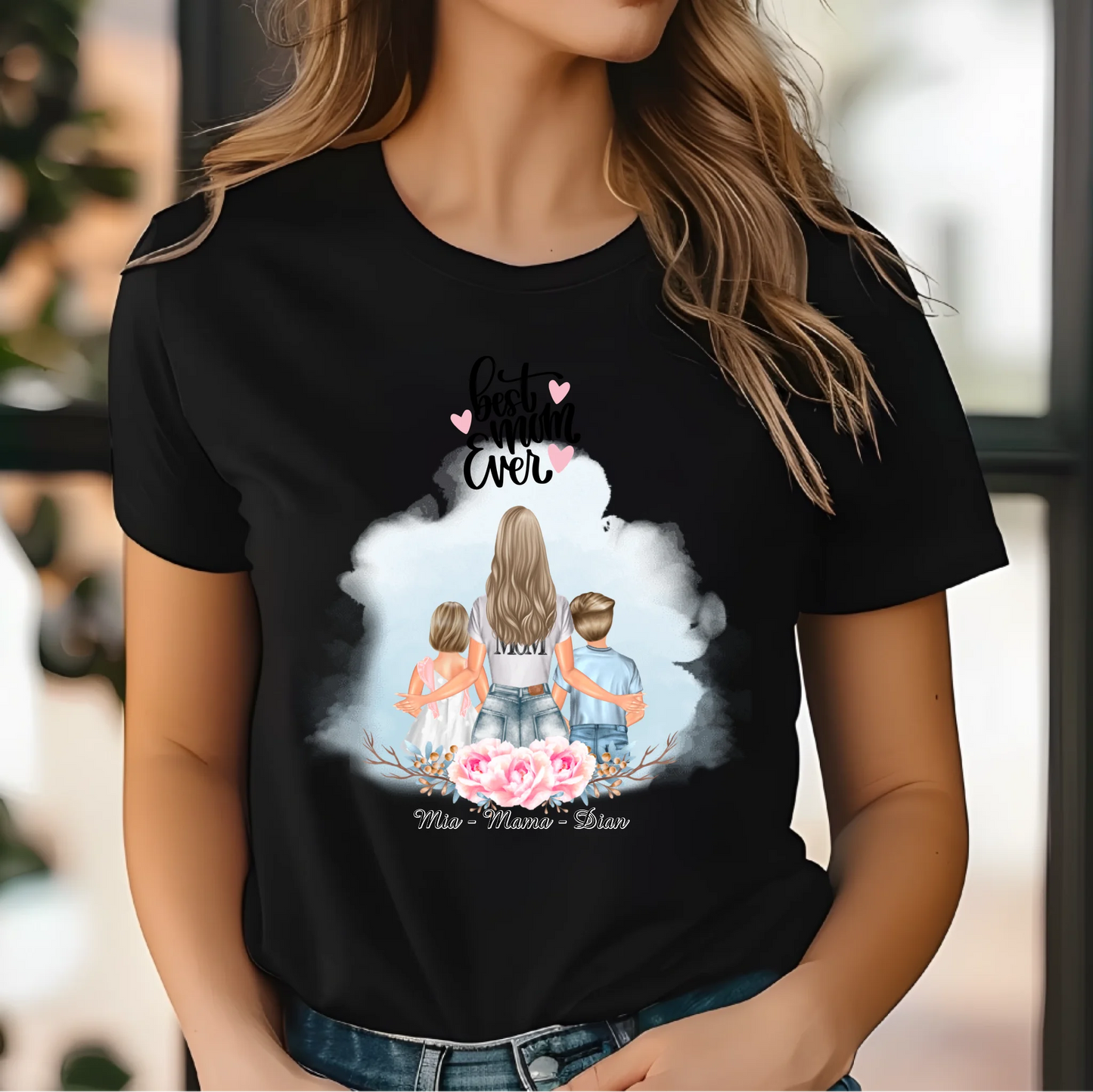 Mama mit 1-2 Kindern T-Shirt