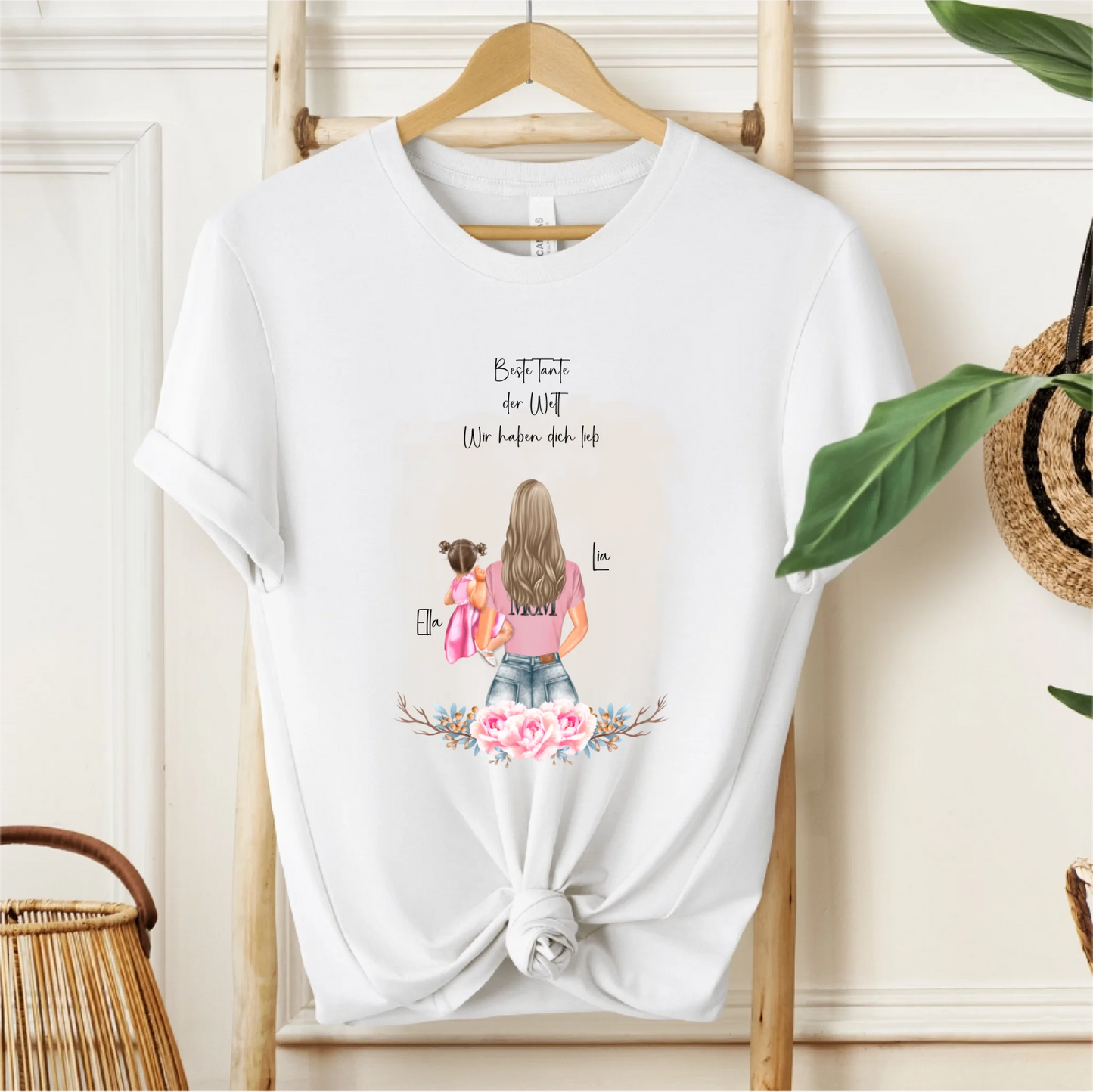 Mama mit 1 & 2 Babys T-Shirt