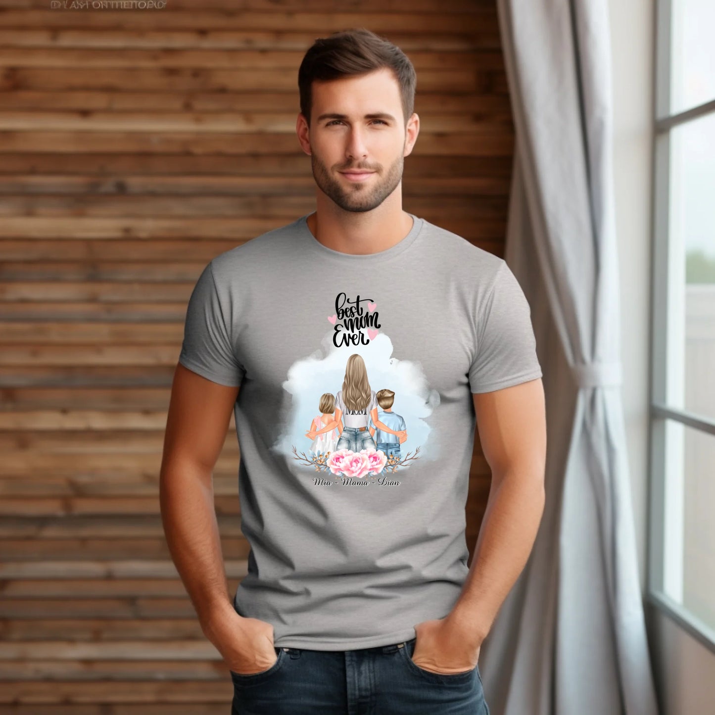Mama mit 1-2 Kindern T-Shirt