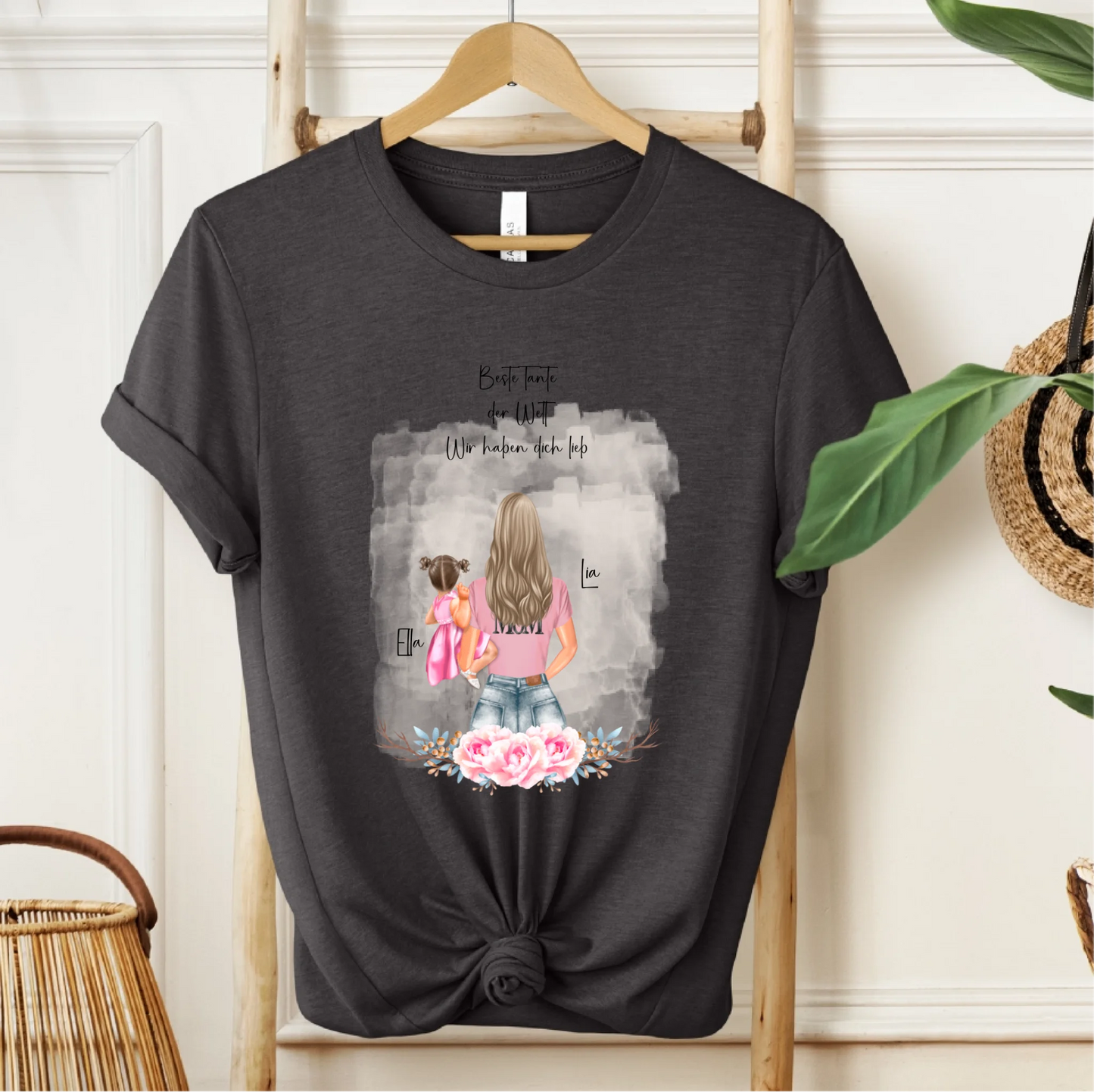 Mama mit 1 & 2 Babys T-Shirt