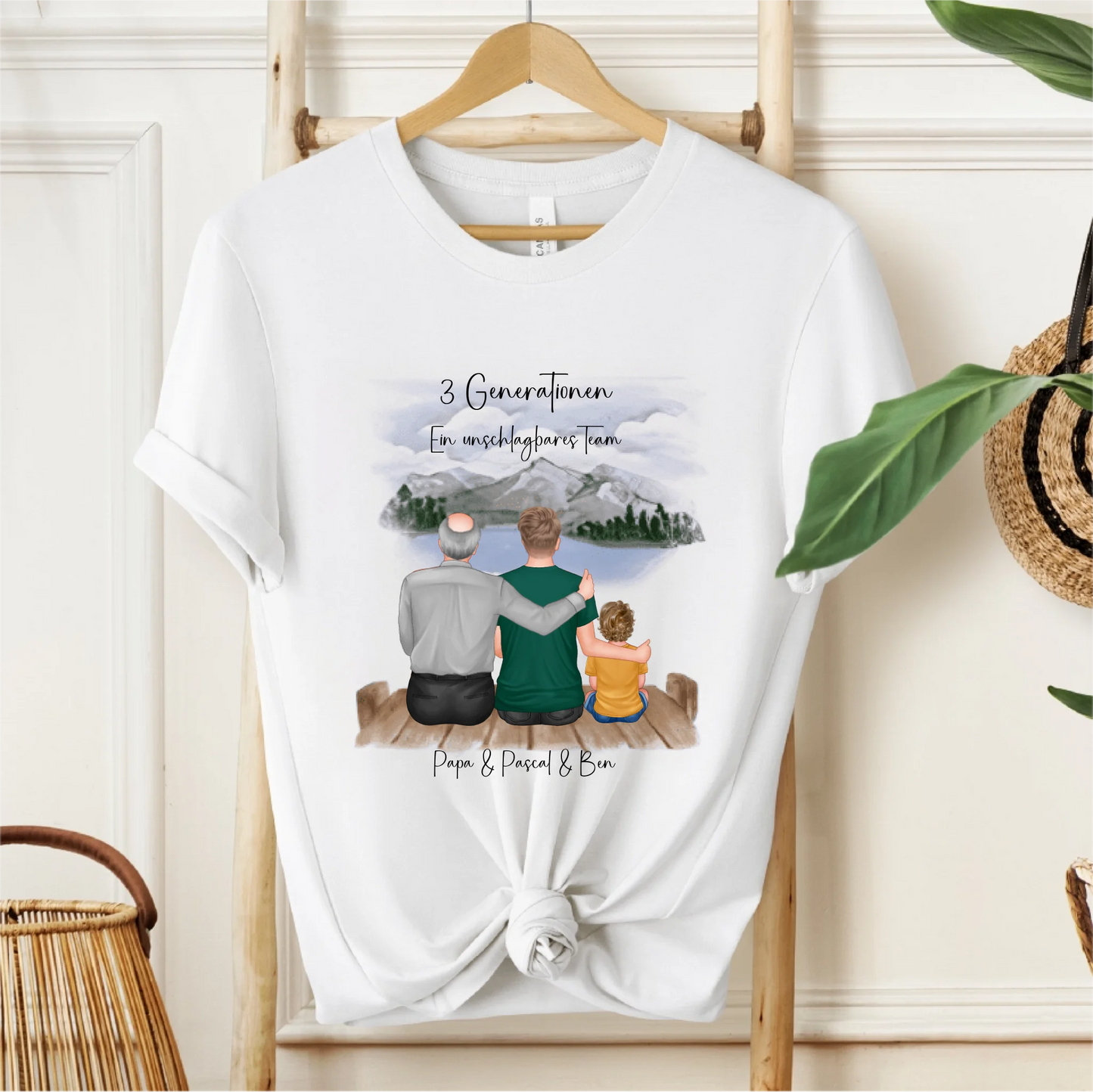 Vater, Sohn & Enkel/in T-Shirt