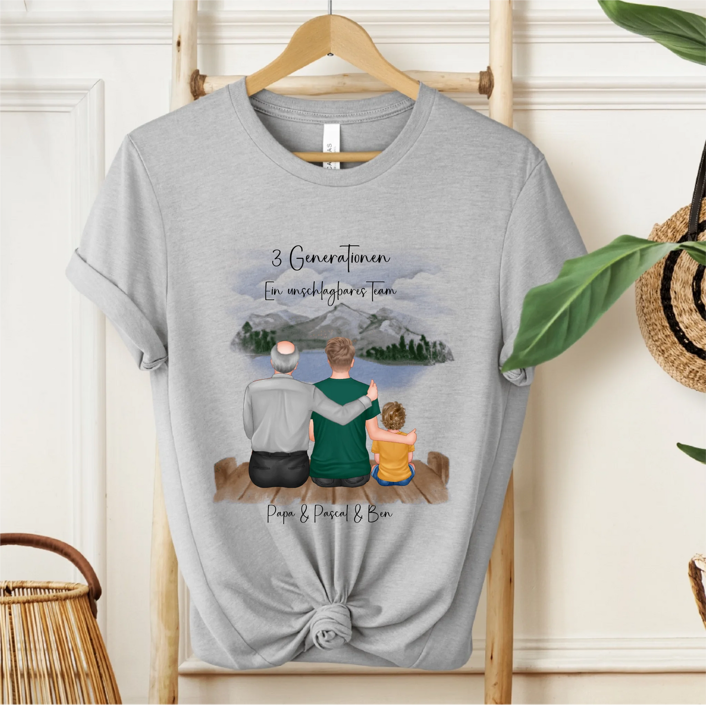 Vater, Sohn & Enkel/in T-Shirt