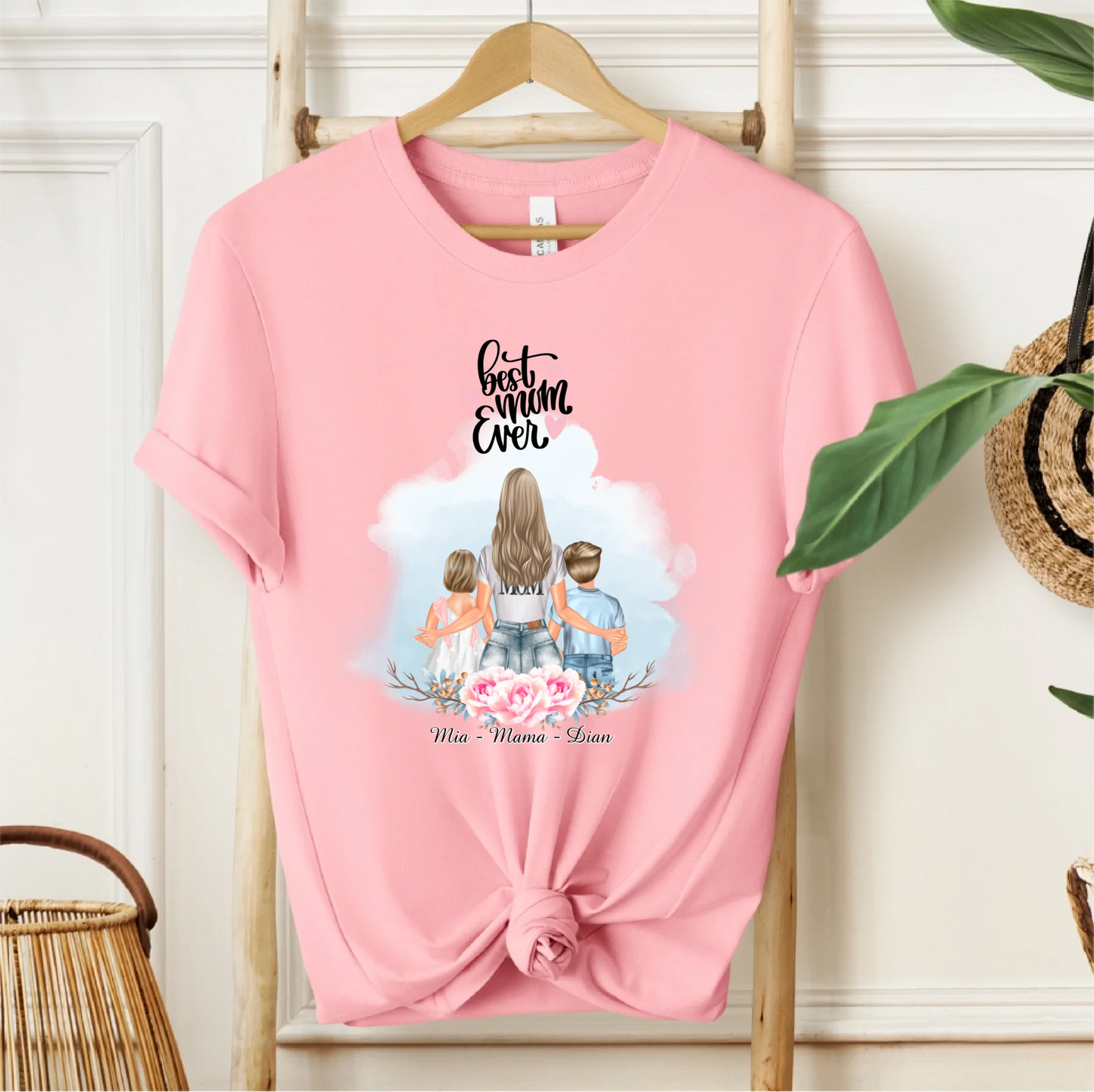 Mama mit 1-2 Kindern T-Shirt