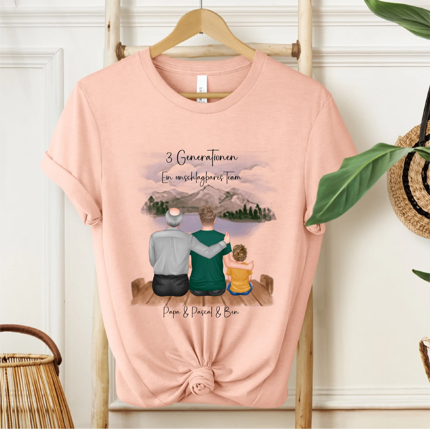 Vater, Sohn & Enkel/in T-Shirt