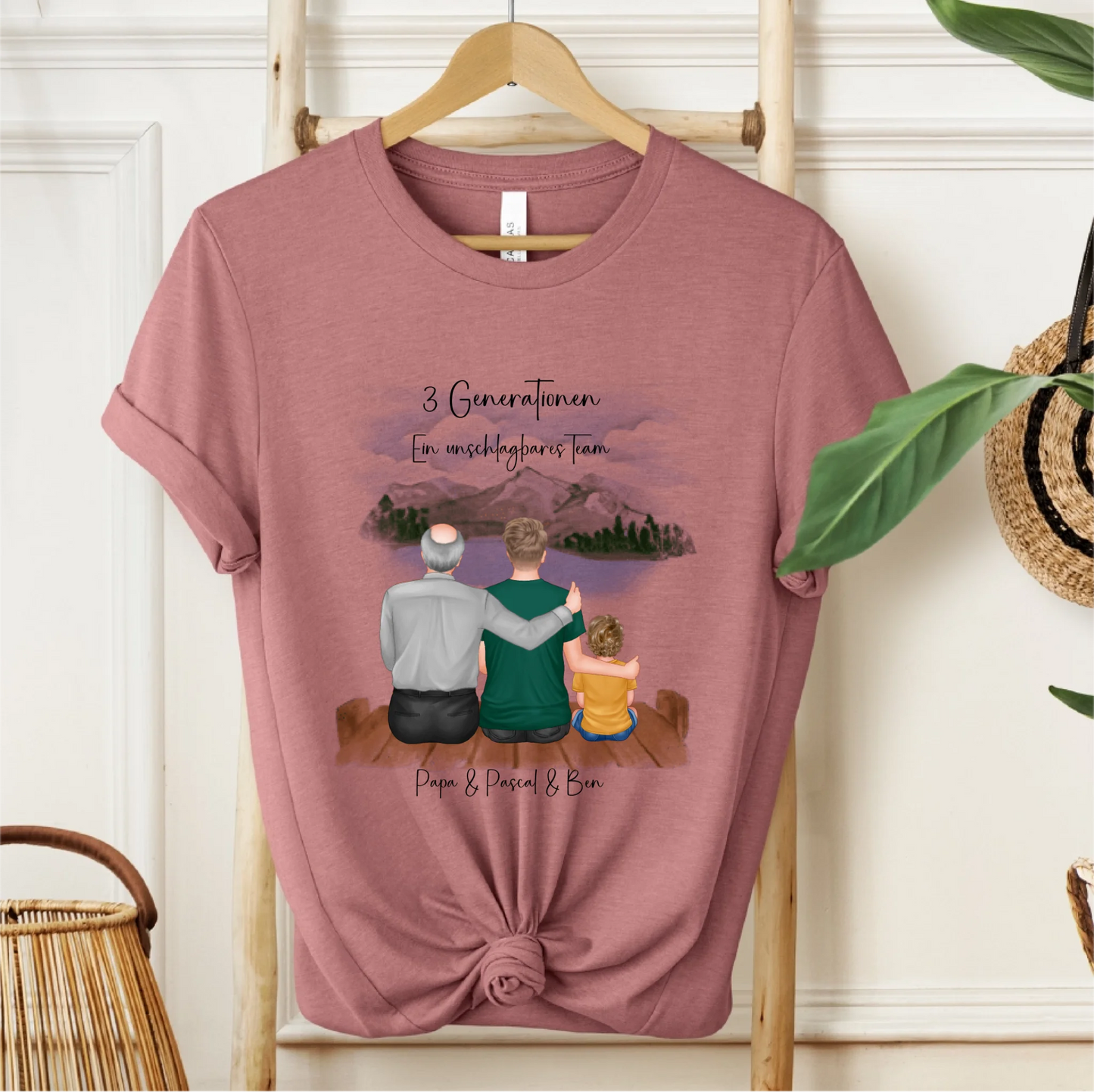 Vater, Sohn & Enkel/in T-Shirt