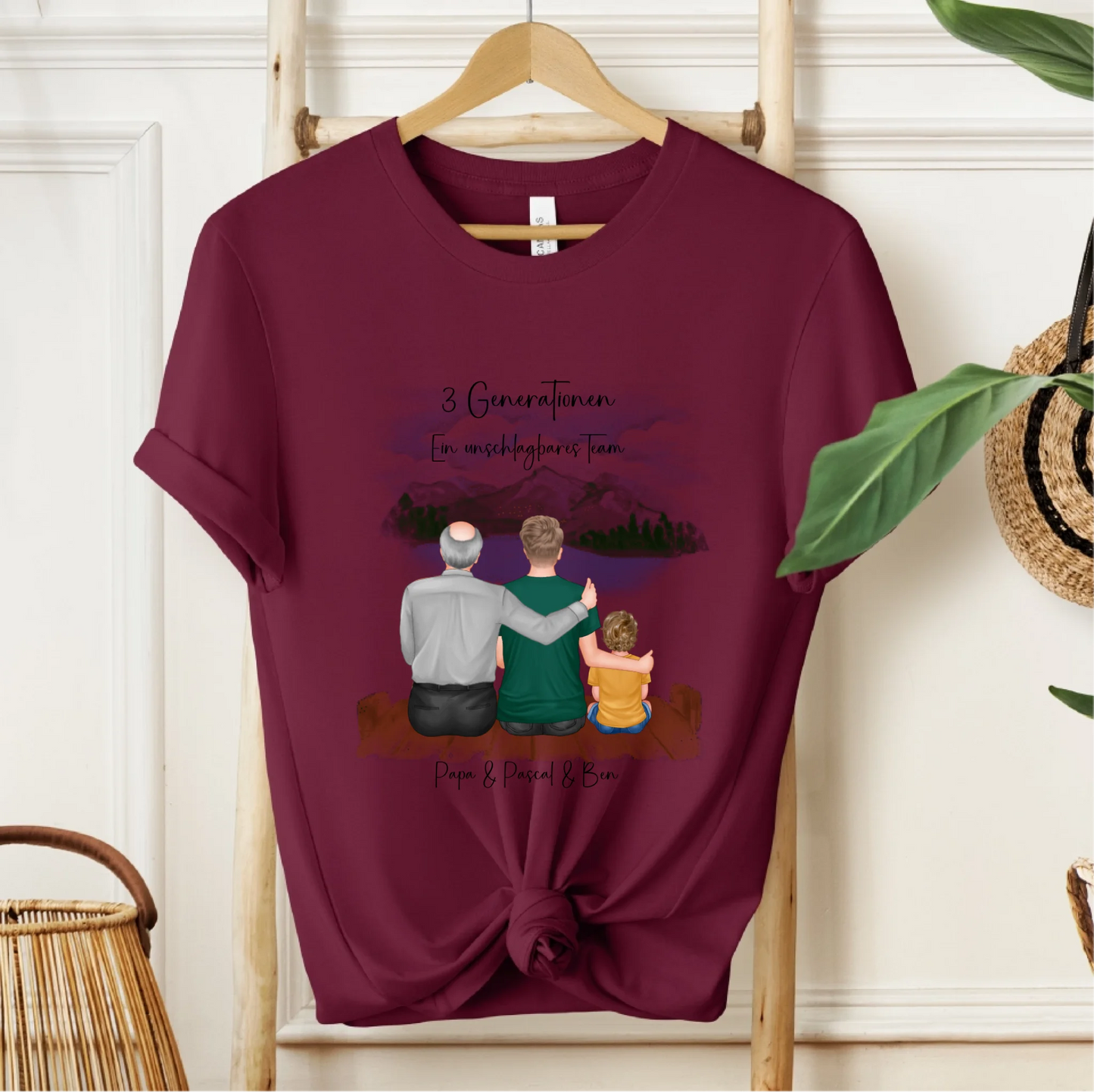 Vater, Sohn & Enkel/in T-Shirt