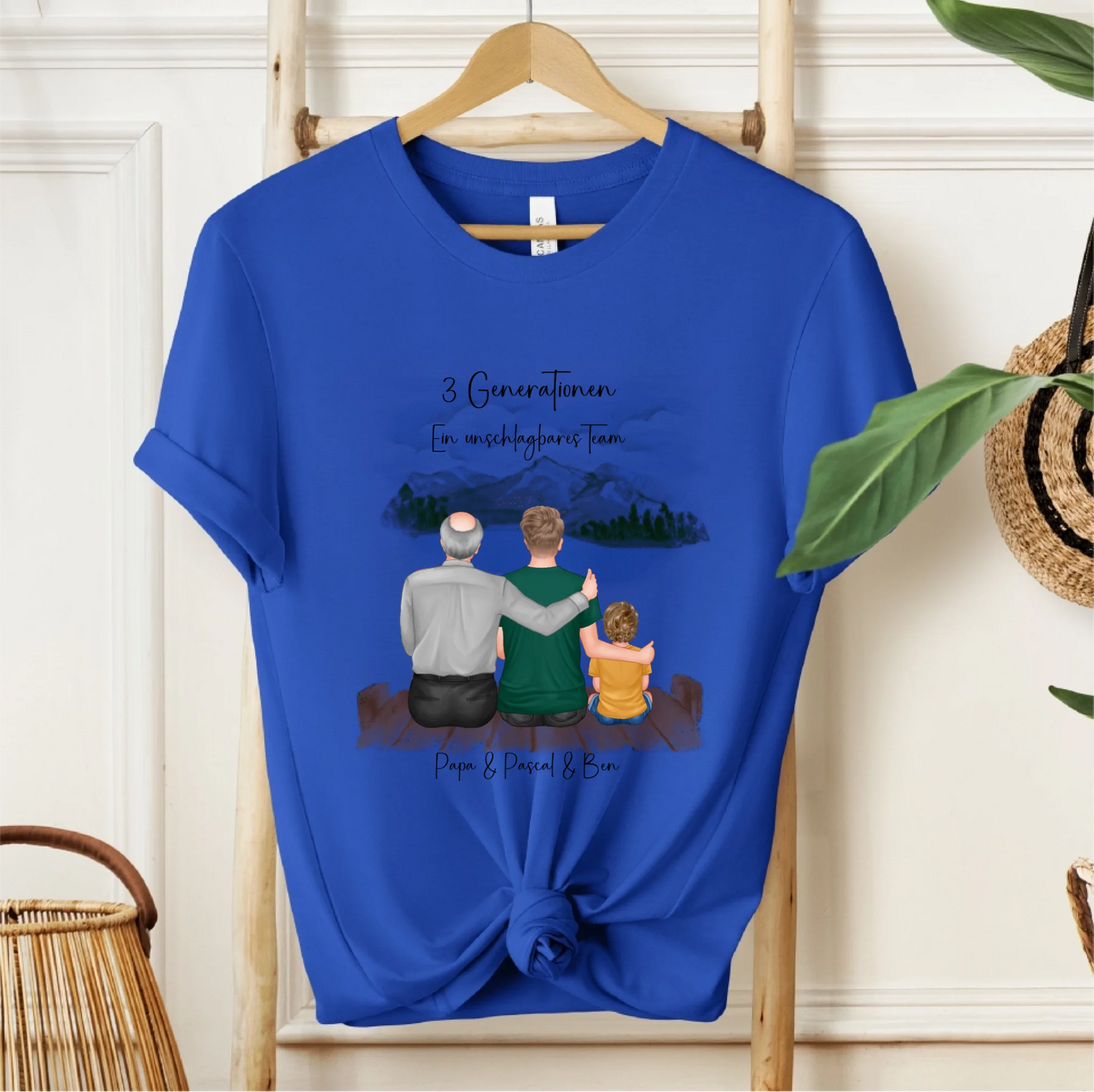 Vater, Sohn & Enkel/in T-Shirt