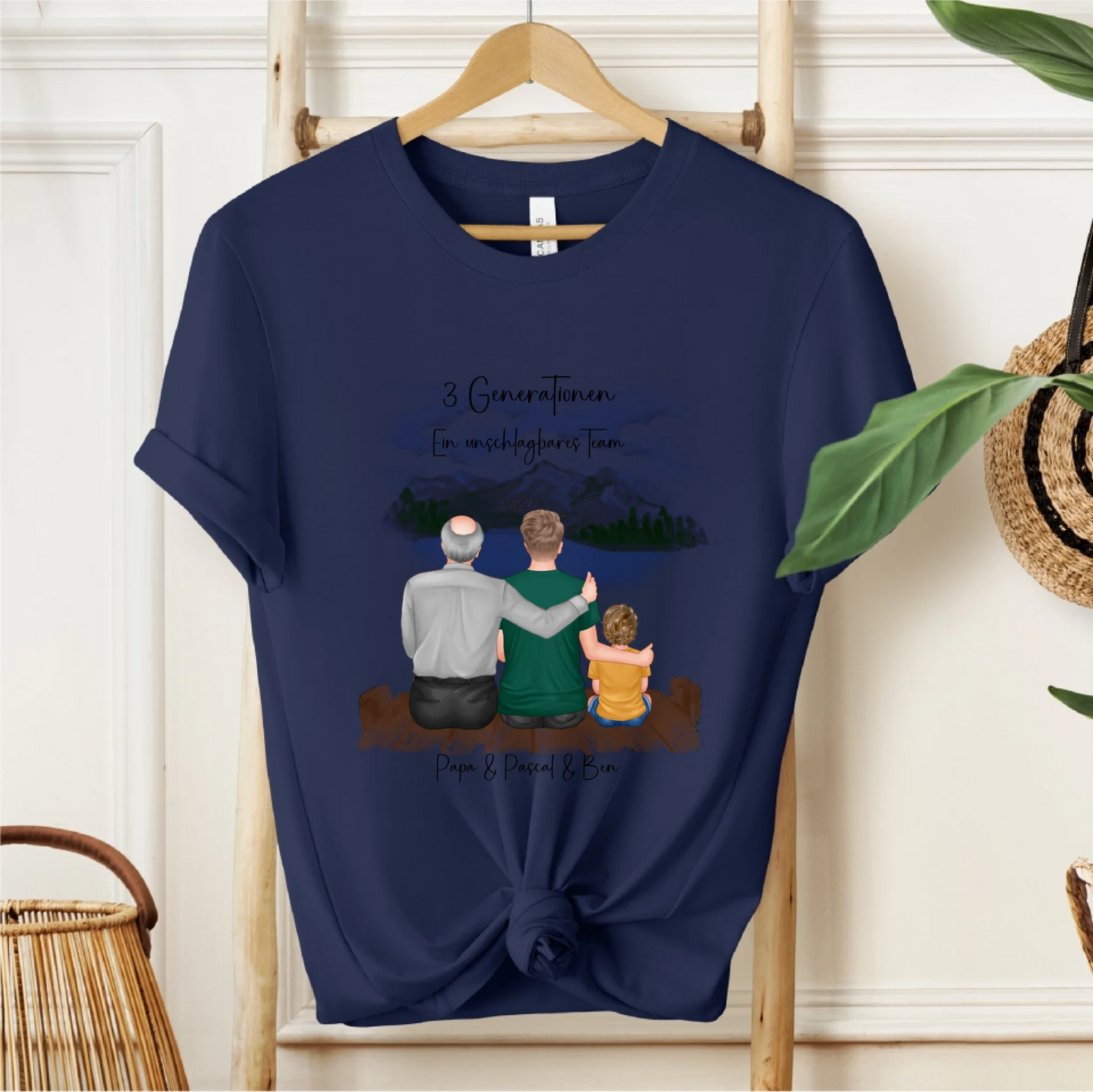 Vater, Sohn & Enkel/in T-Shirt