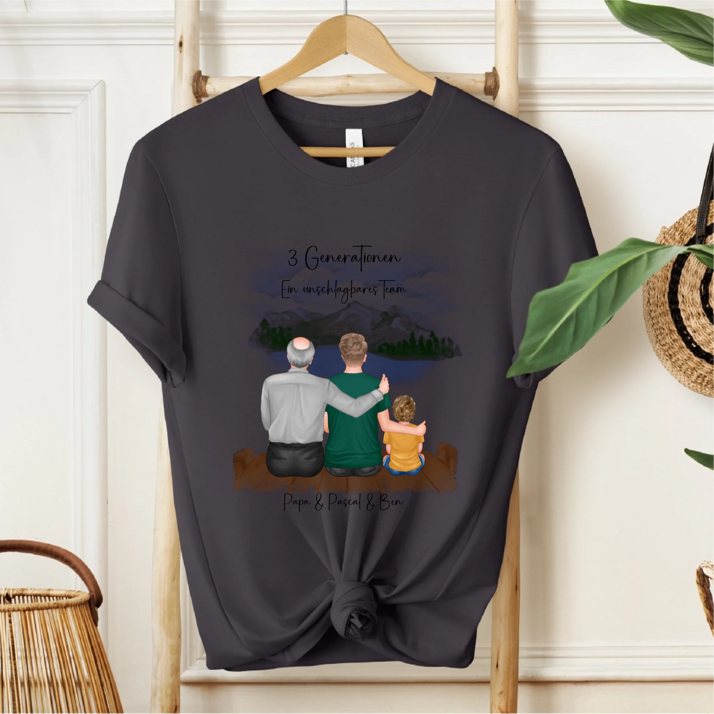 Vater, Sohn & Enkel/in T-Shirt