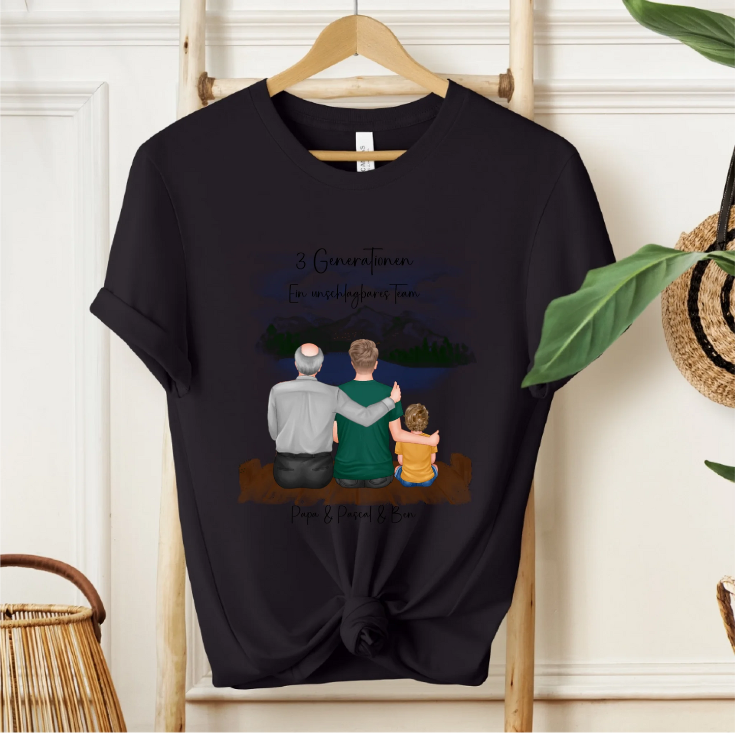 Vater, Sohn & Enkel/in T-Shirt