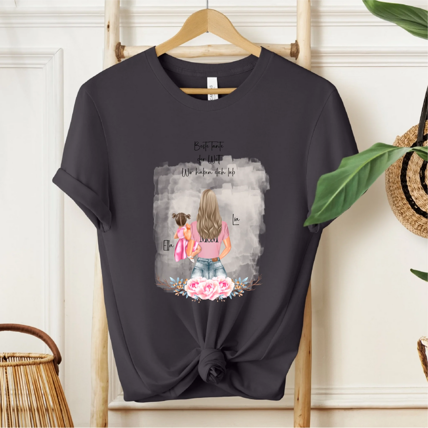 Mama mit 1 & 2 Babys T-Shirt