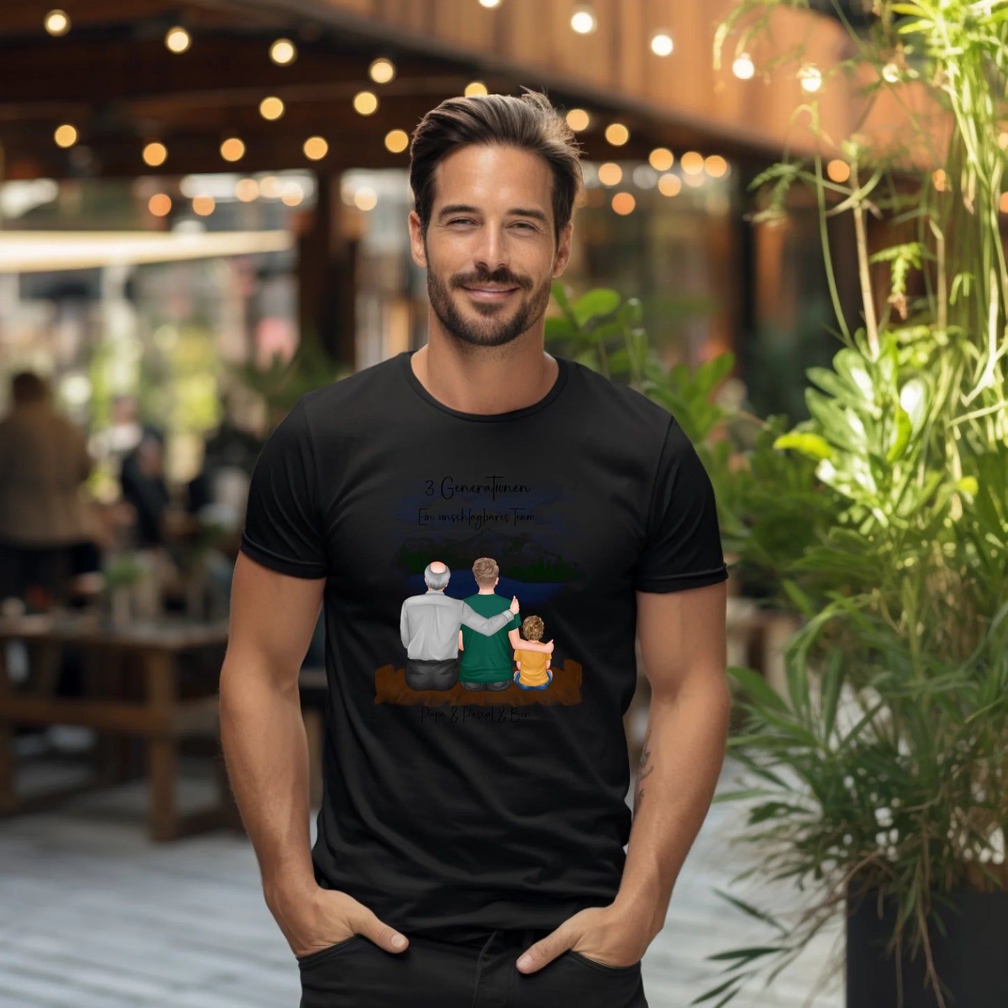 Vater, Sohn & Enkel/in T-Shirt