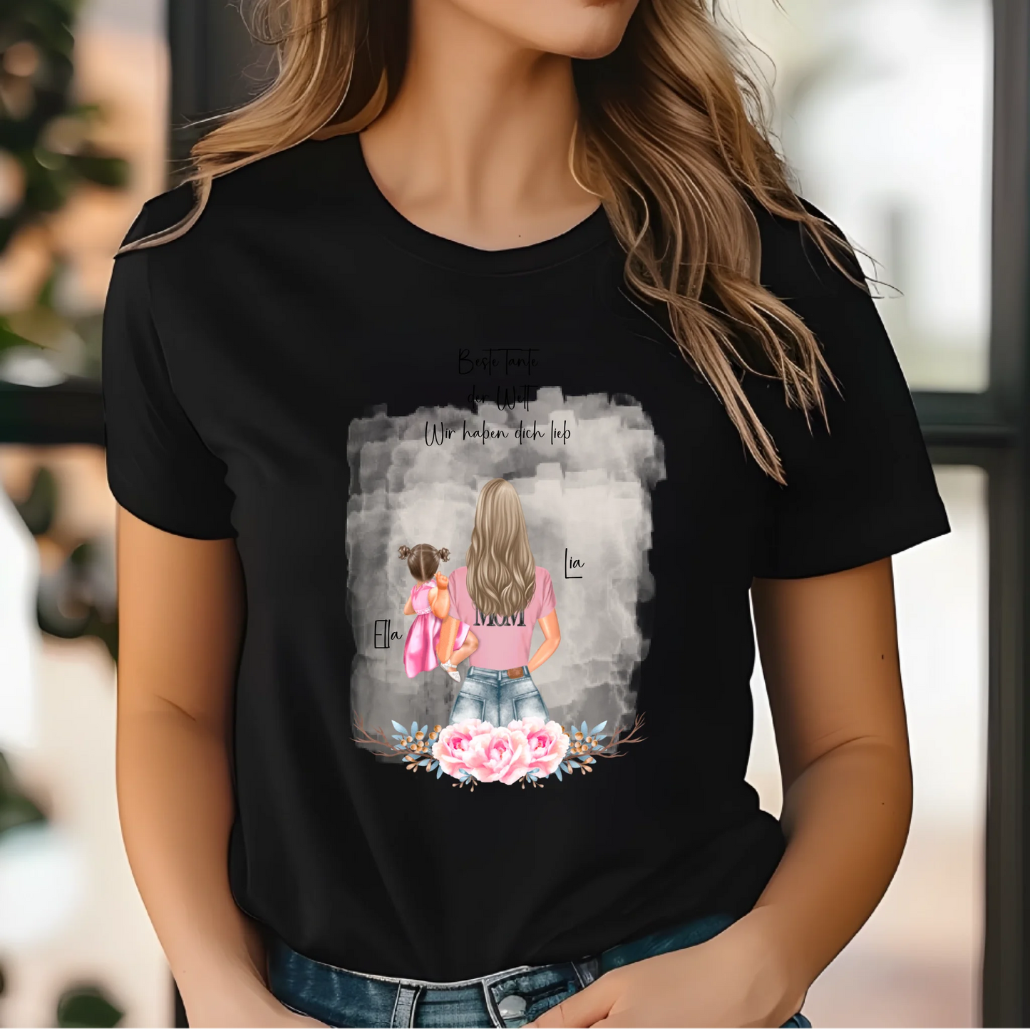 Mama mit 1 & 2 Babys T-Shirt