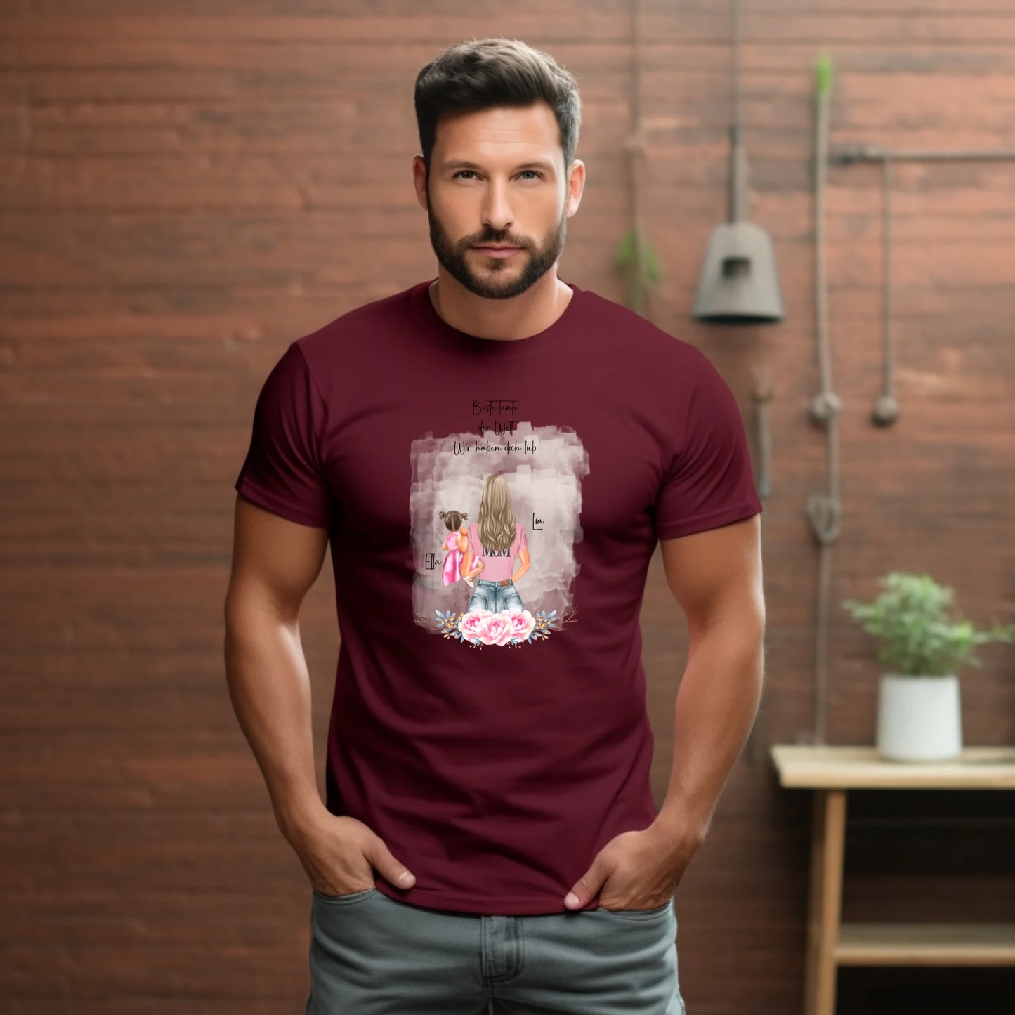 Mama mit 1 & 2 Babys T-Shirt