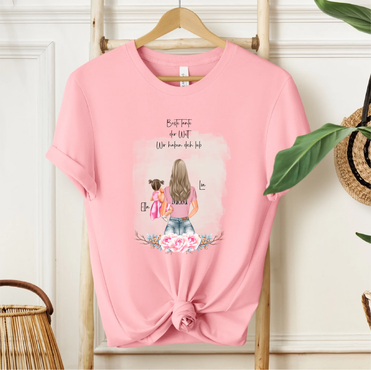 Mama mit 1 & 2 Babys T-Shirt