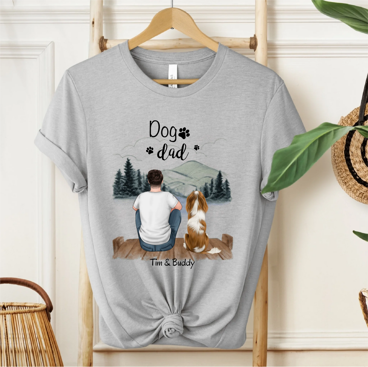 Herrchen/Frauchen mit Haustier T-Shirt