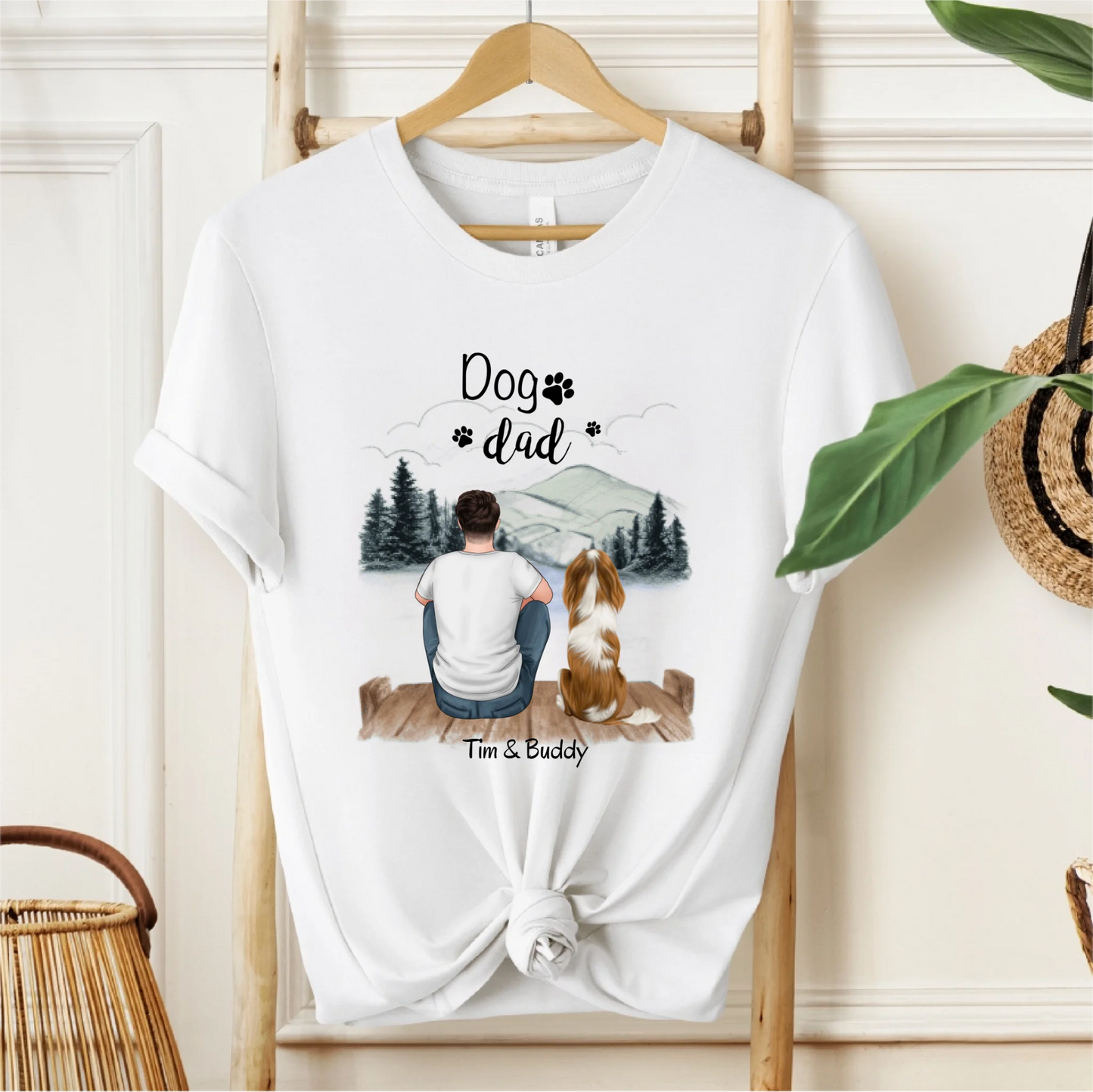 Herrchen/Frauchen mit Haustier T-Shirt