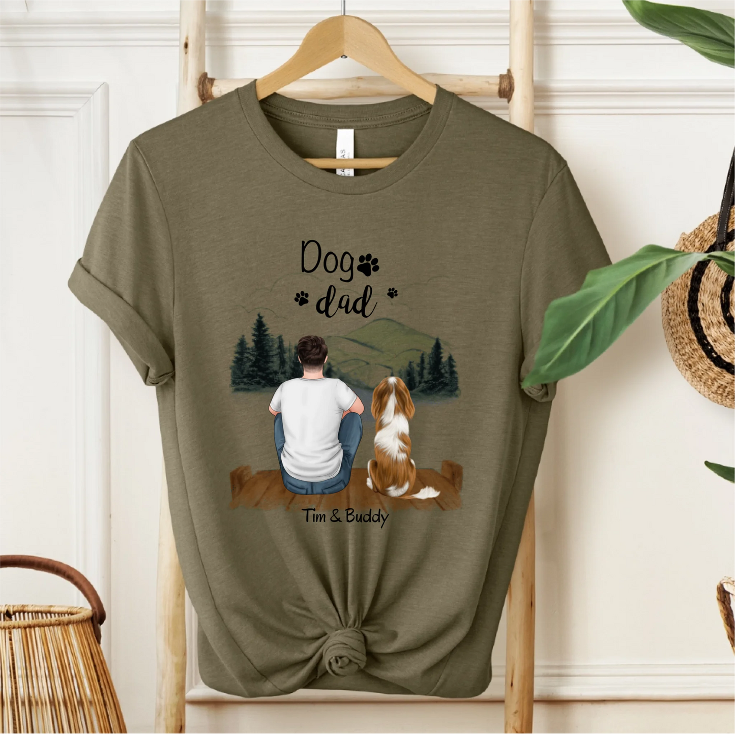Herrchen/Frauchen mit Haustier T-Shirt