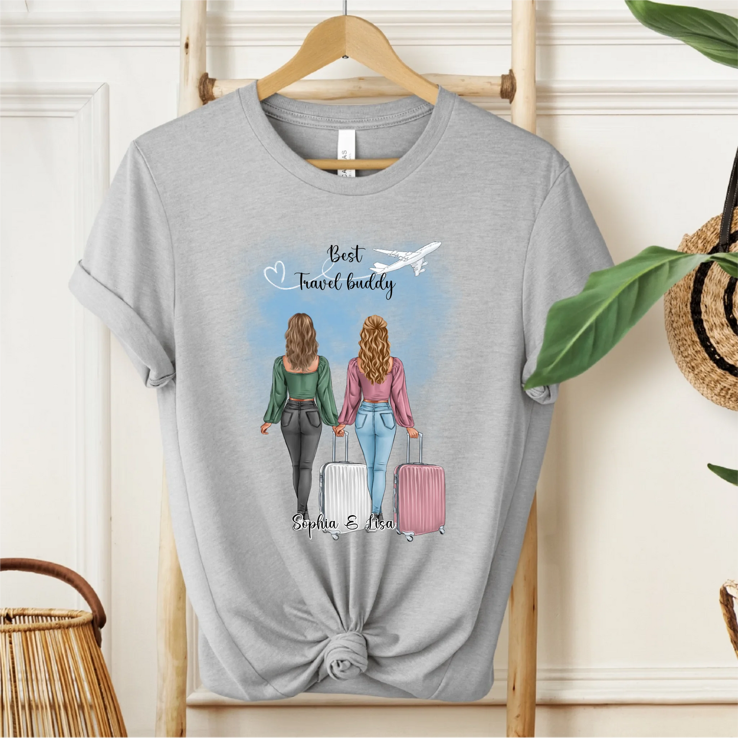 Reise Freundin T-Shirt (1-2 Personen)