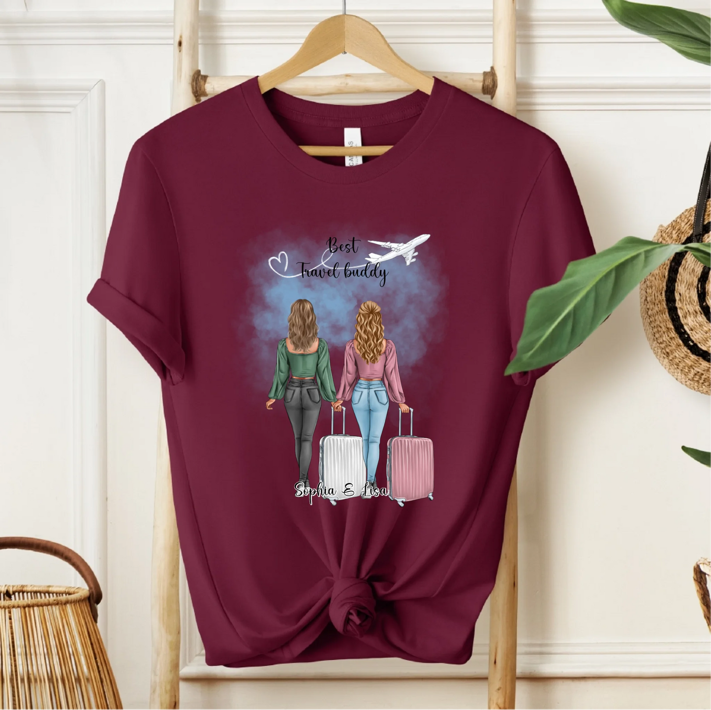 Reise Freundin T-Shirt (1-2 Personen)
