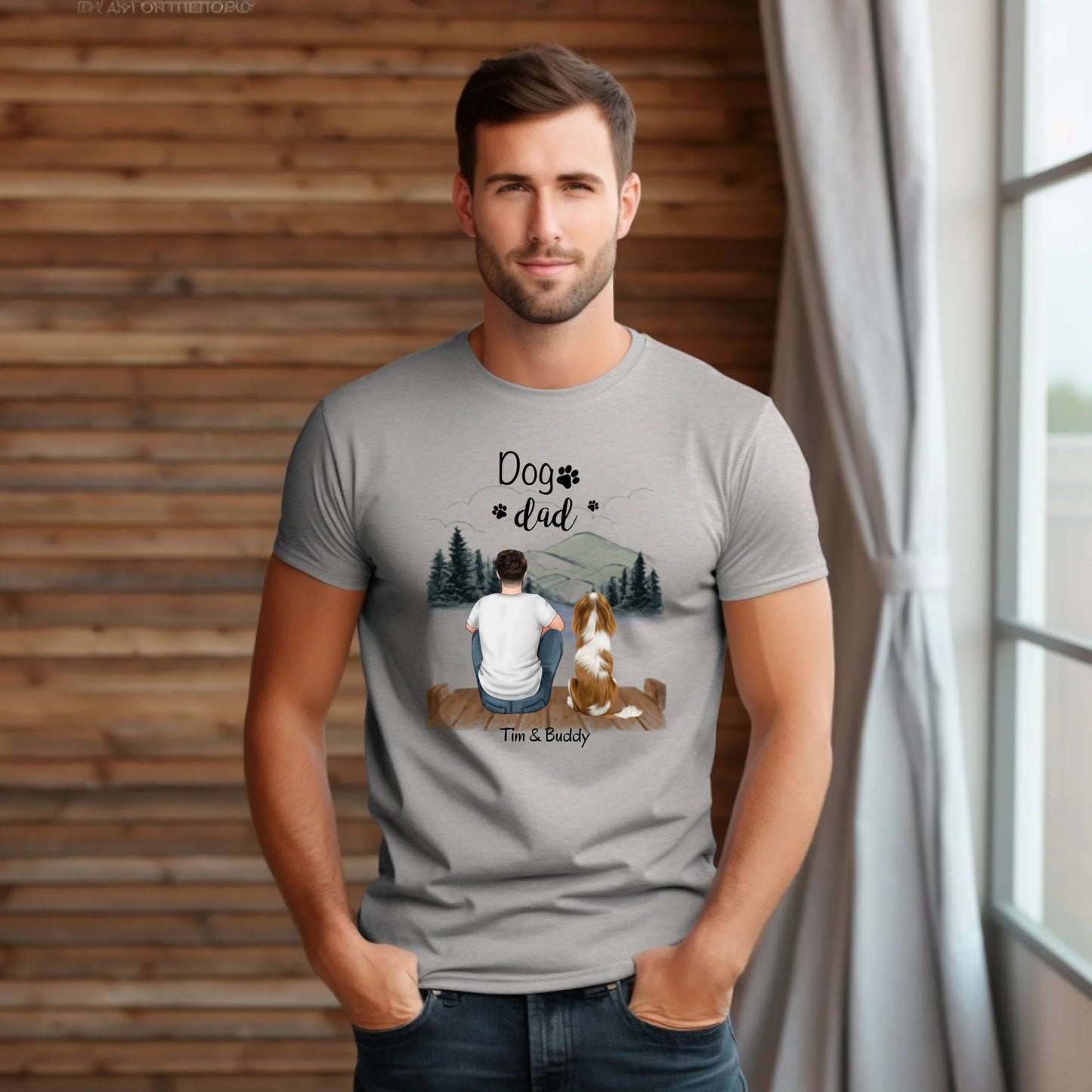 Herrchen/Frauchen mit Haustier T-Shirt