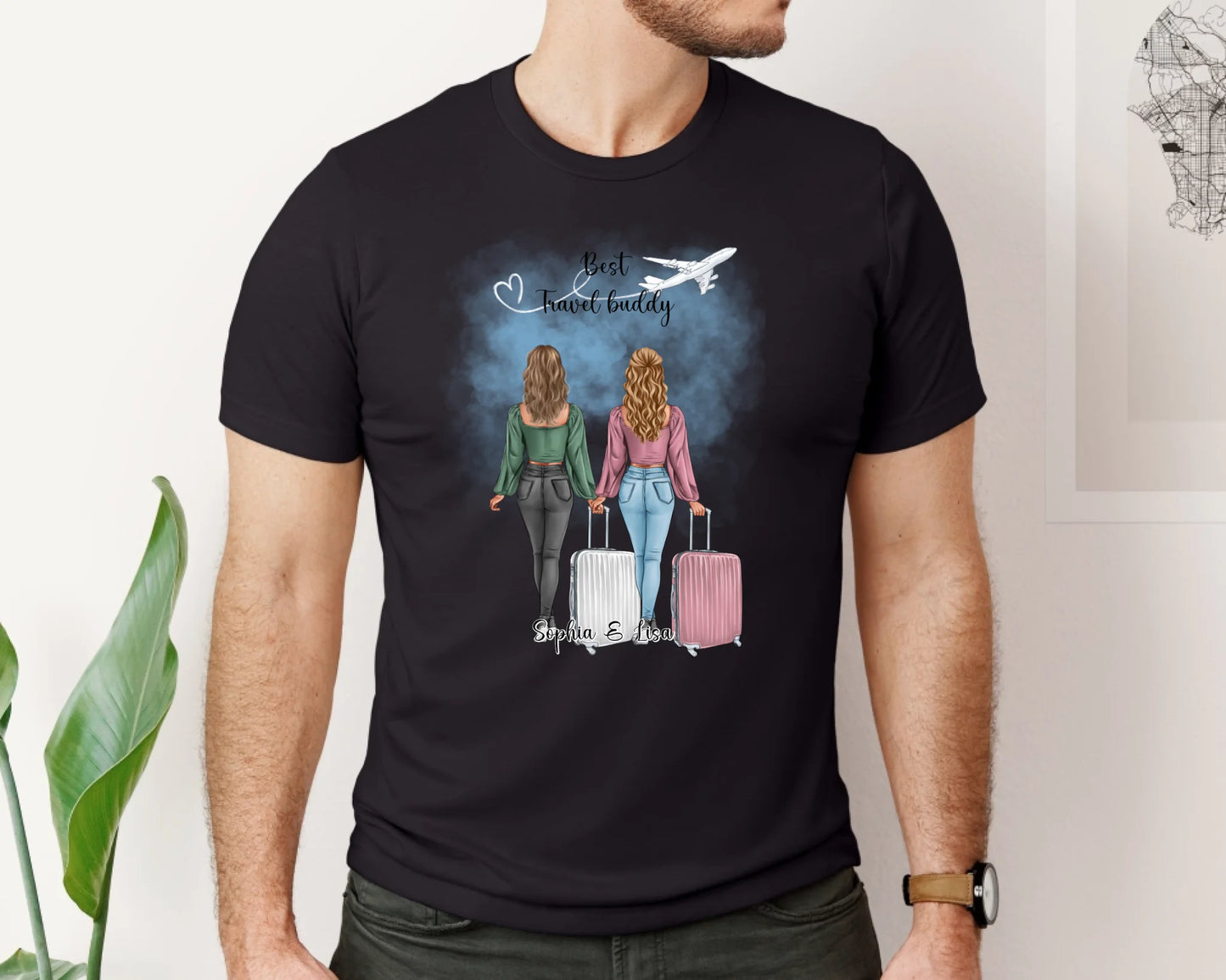 Reise Freundin T-Shirt (1-2 Personen)