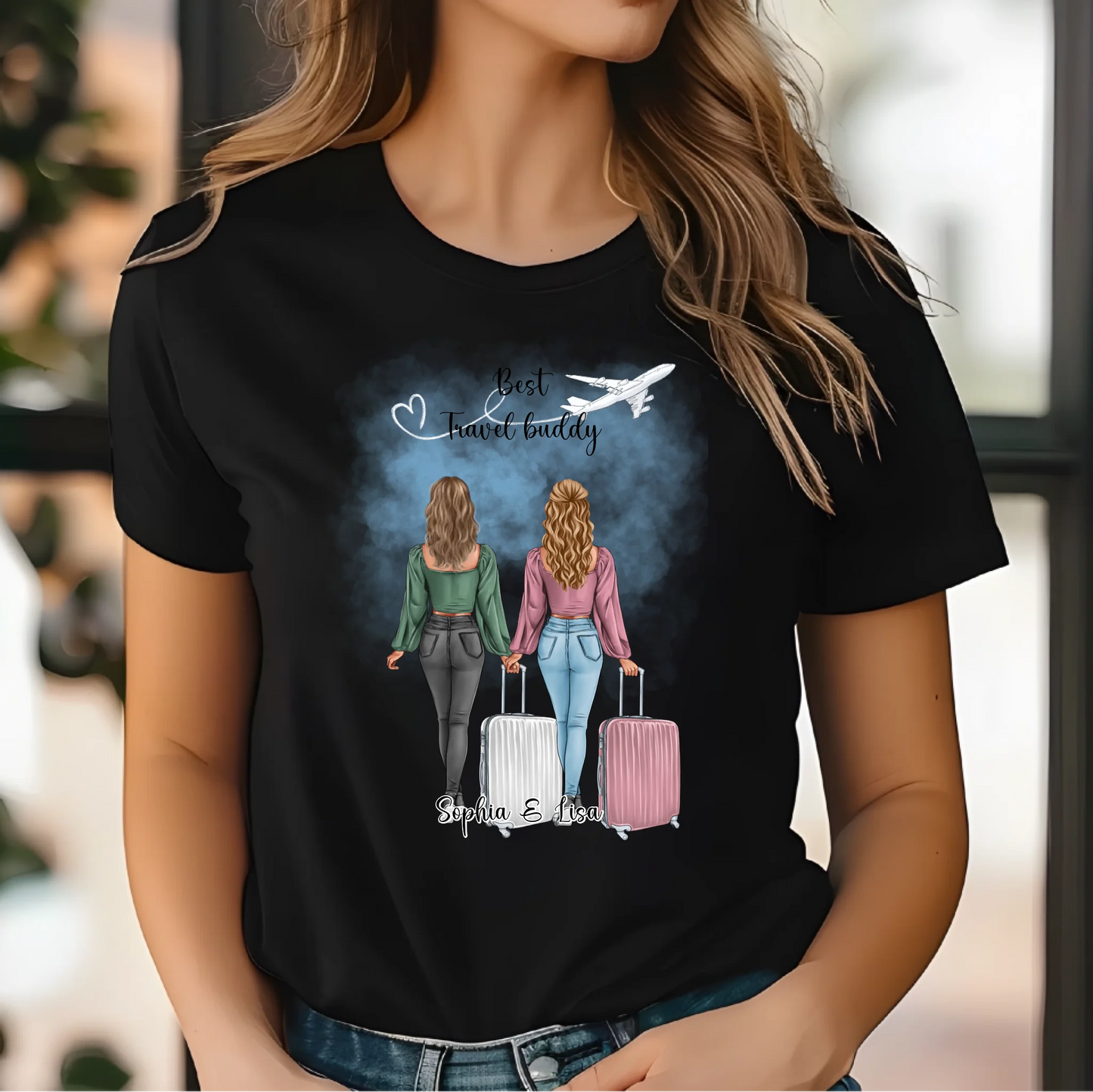 Reise Freundin T-Shirt (1-2 Personen)